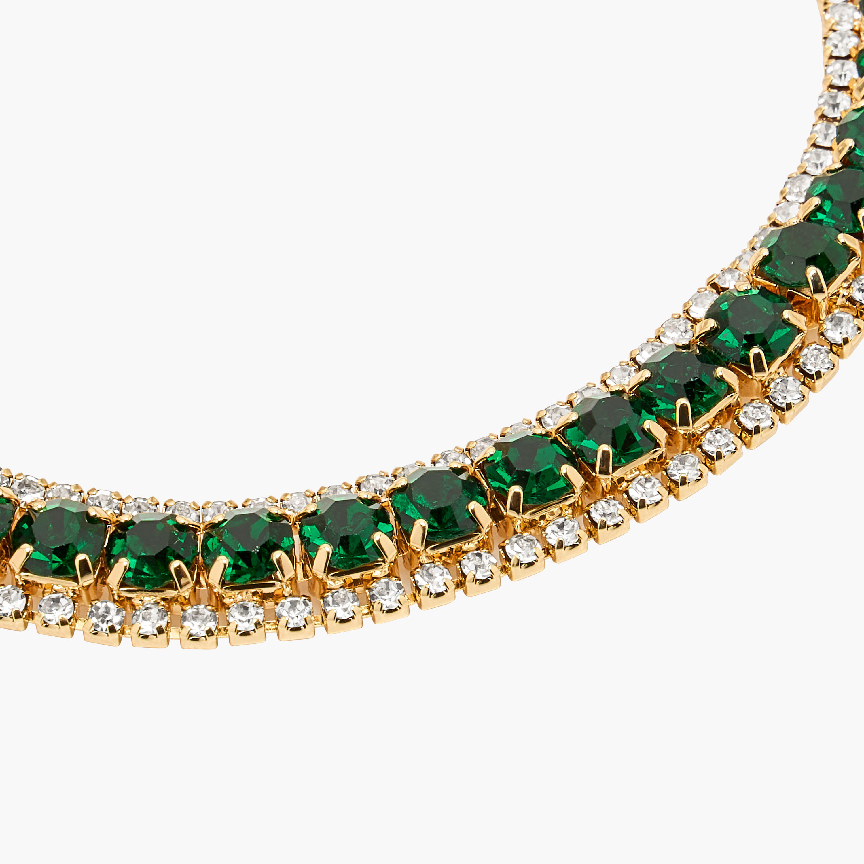 Set of 2 Diamante Embellished Metal Necklace and Earrings-women-watchesandjewellery-jewellery-jewellerysets-image-5