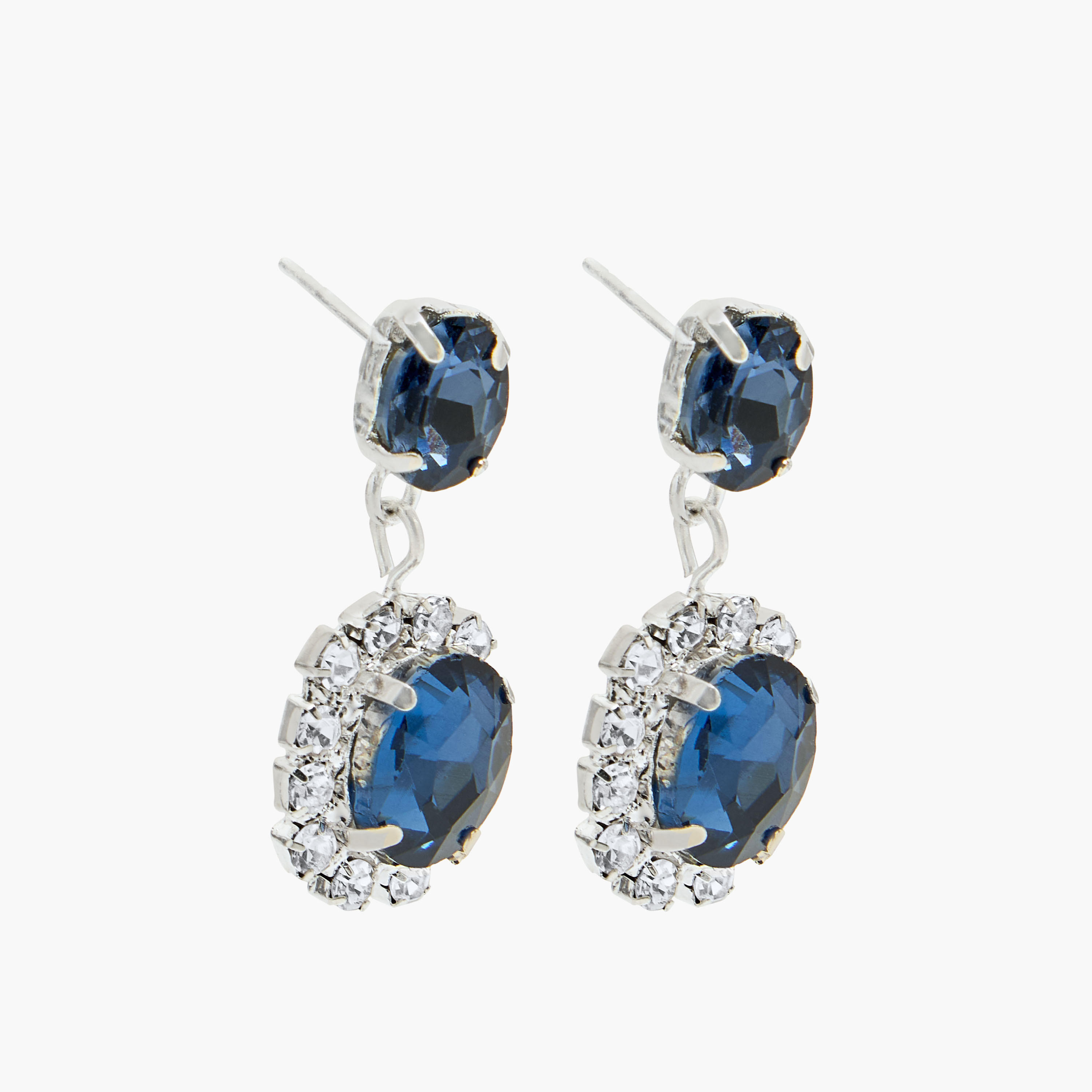 Set of 2 Cubic Zirconia Embellished Metal Necklace and Earrings-women-watchesandjewellery-jewellery-jewellerysets-image-3