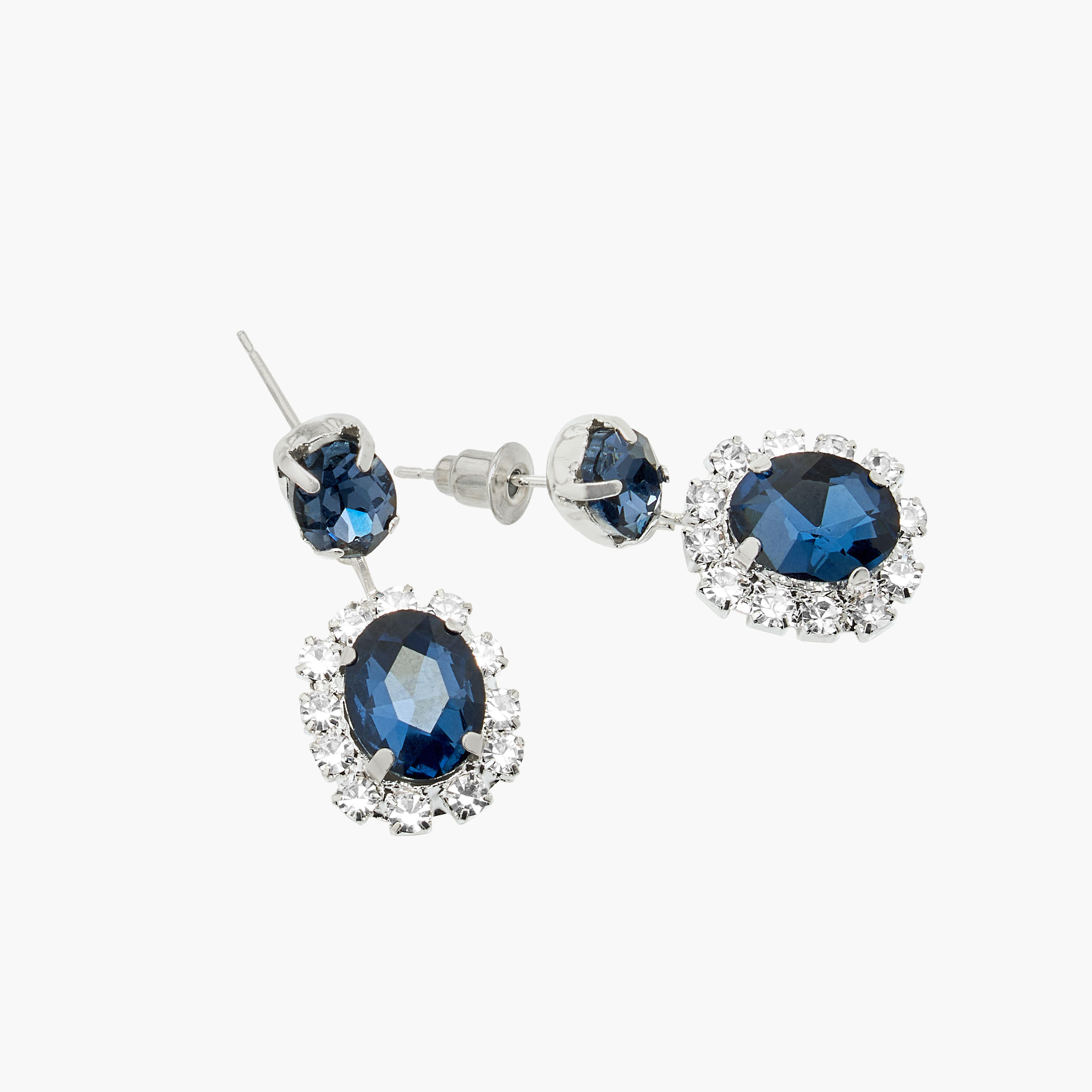 Set of 2 Cubic Zirconia Embellished Metal Necklace and Earrings-women-watchesandjewellery-jewellery-jewellerysets-image-7