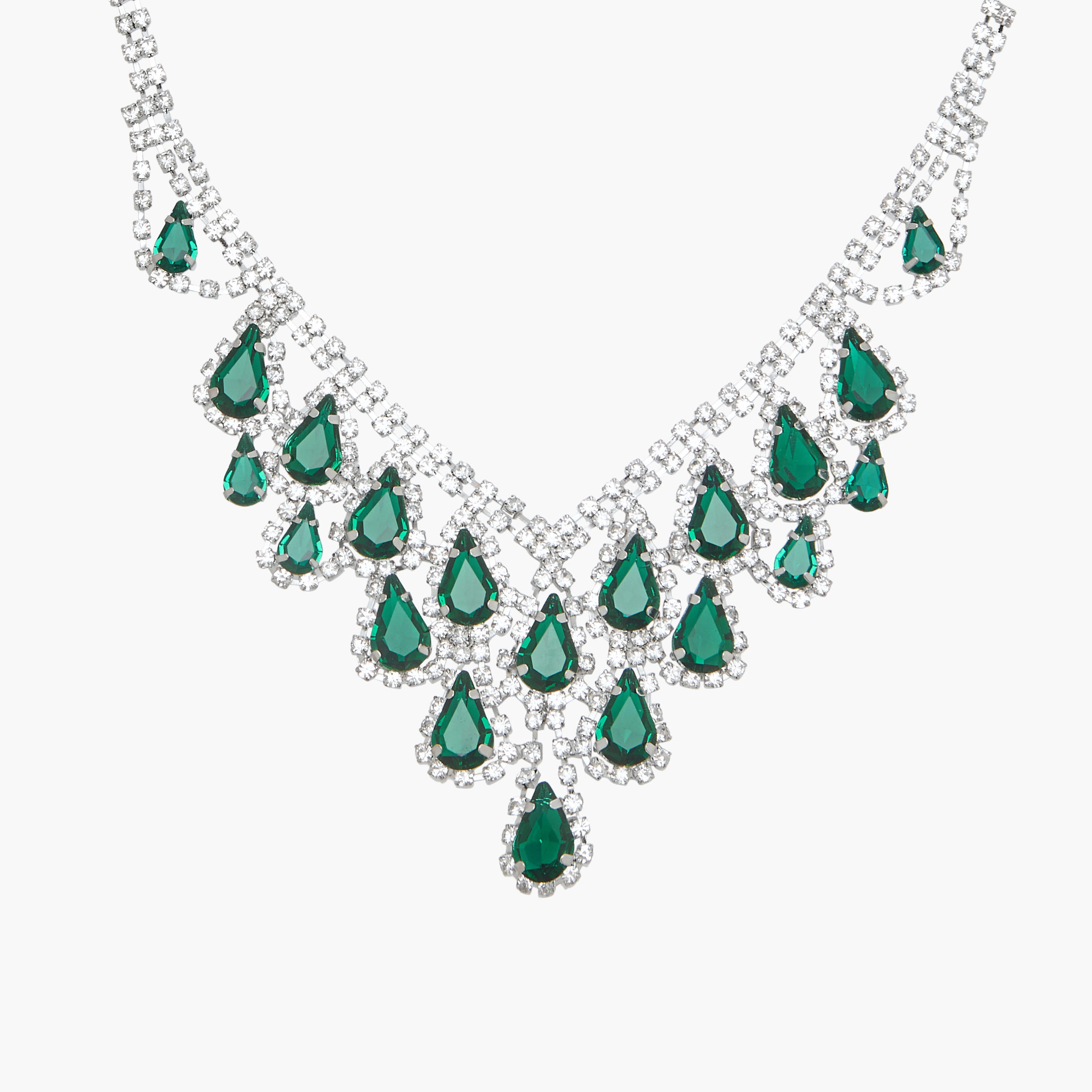 Set of 2 - Stone Embellished Pendant Necklace and Earrings-women-watchesandjewellery-jewellery-jewellerysets-image-7