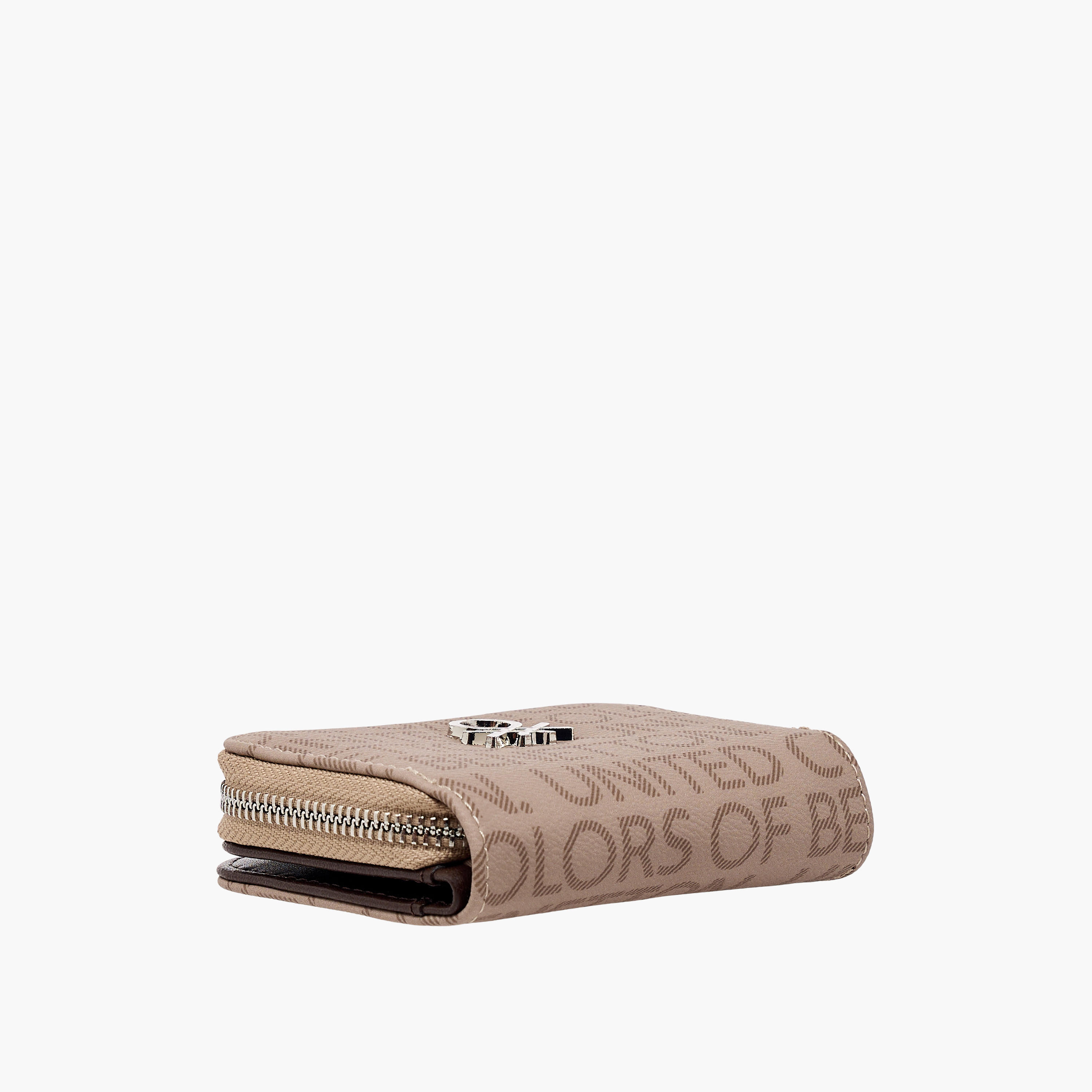 محفظة بسحاب إغلاق وبطبعات مونوجرام من يونايتد كلرز أوف بينيتون-women-bagsandwallets-wallets-image-4