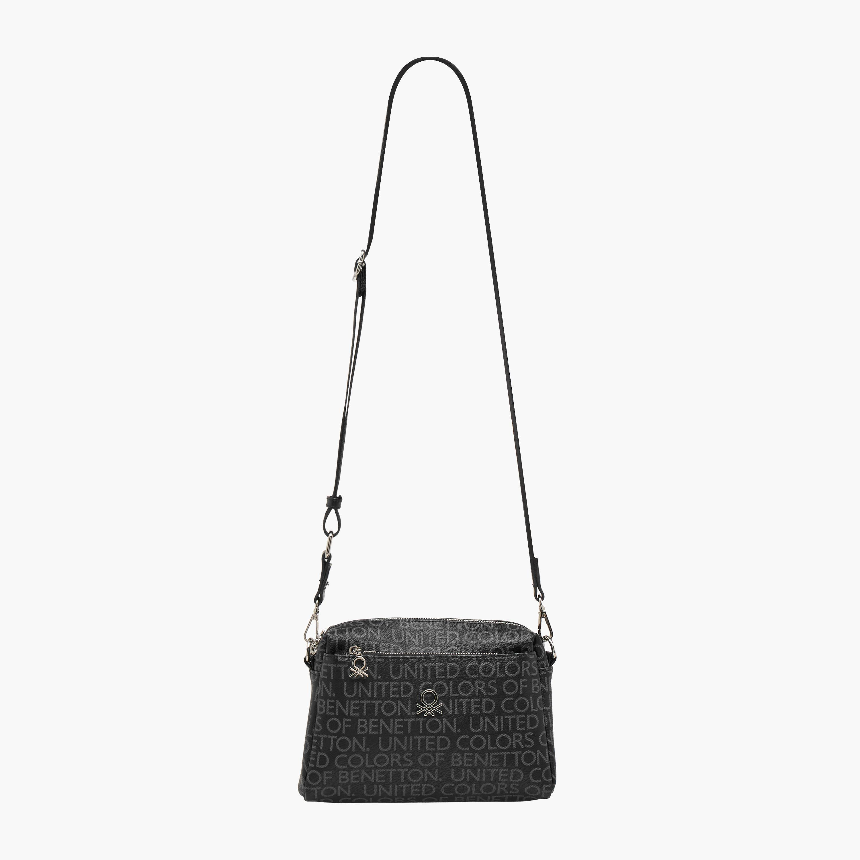 United Colors of Benetton Monogram Print Crossbody Bag with Detachable Strap-women-bagsandwallets-handbags-image-3
