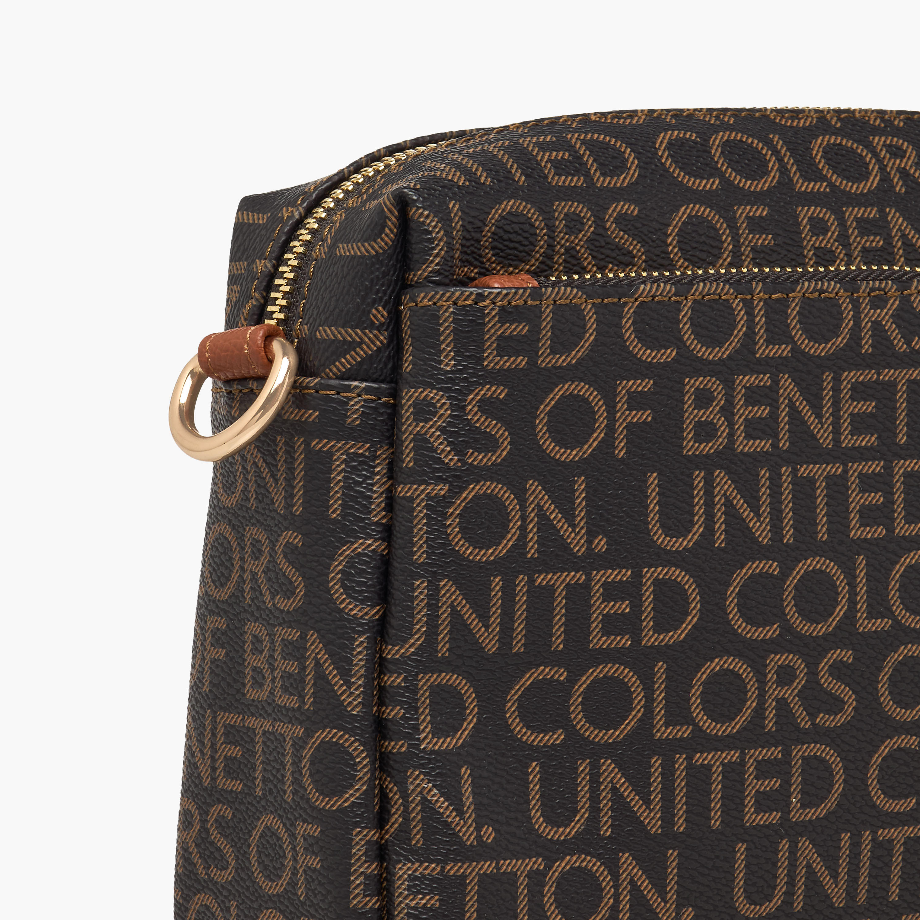 United Colors of Benetton Monogram Print Crossbody Bag with Detachable Strap-women-bagsandwallets-handbags-image-6