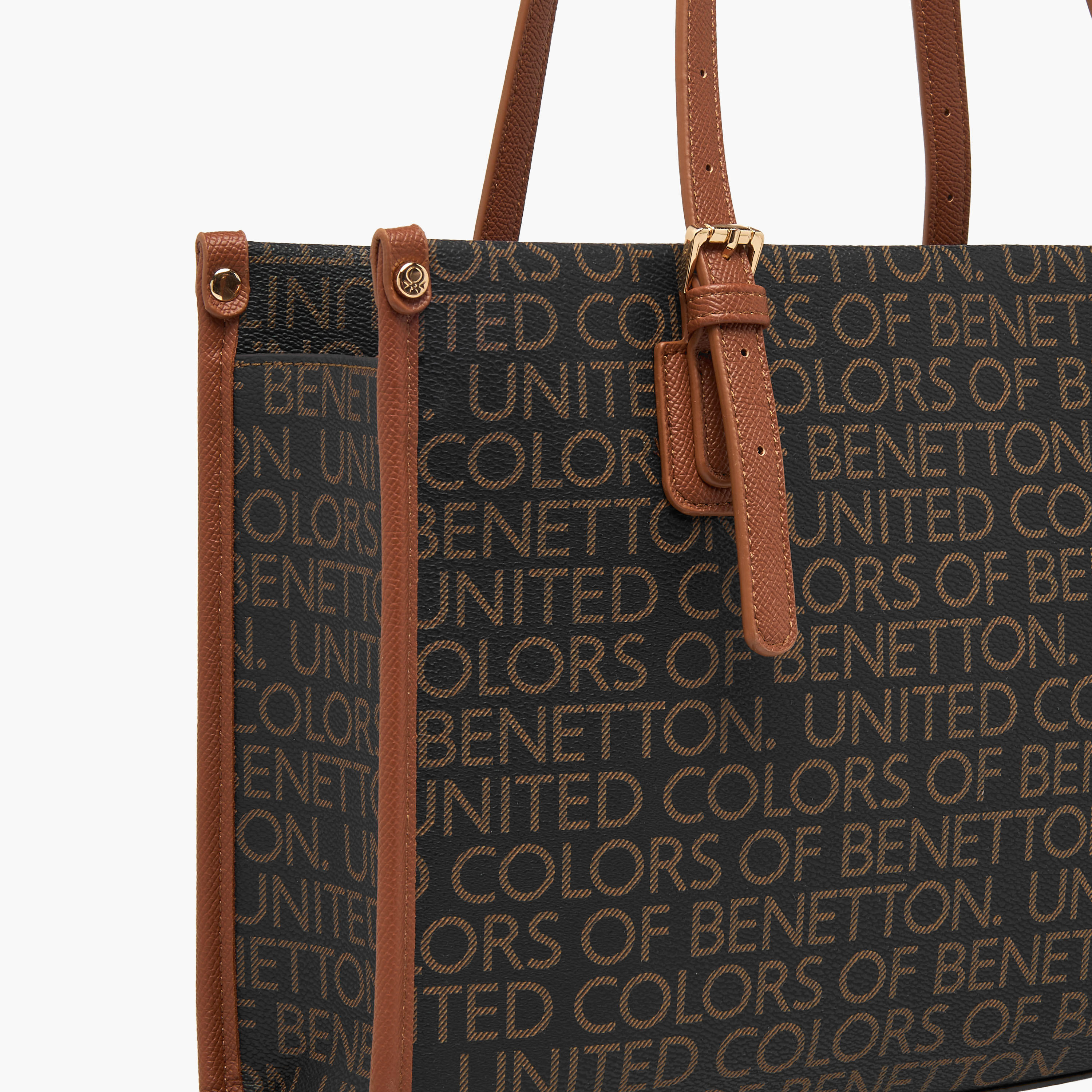 شنطة توتي بمقبض مزدوج وطبعات مونوجرام من يونايتد كولورز أوف بينيتون-women-bagsandwallets-handbags-image-6
