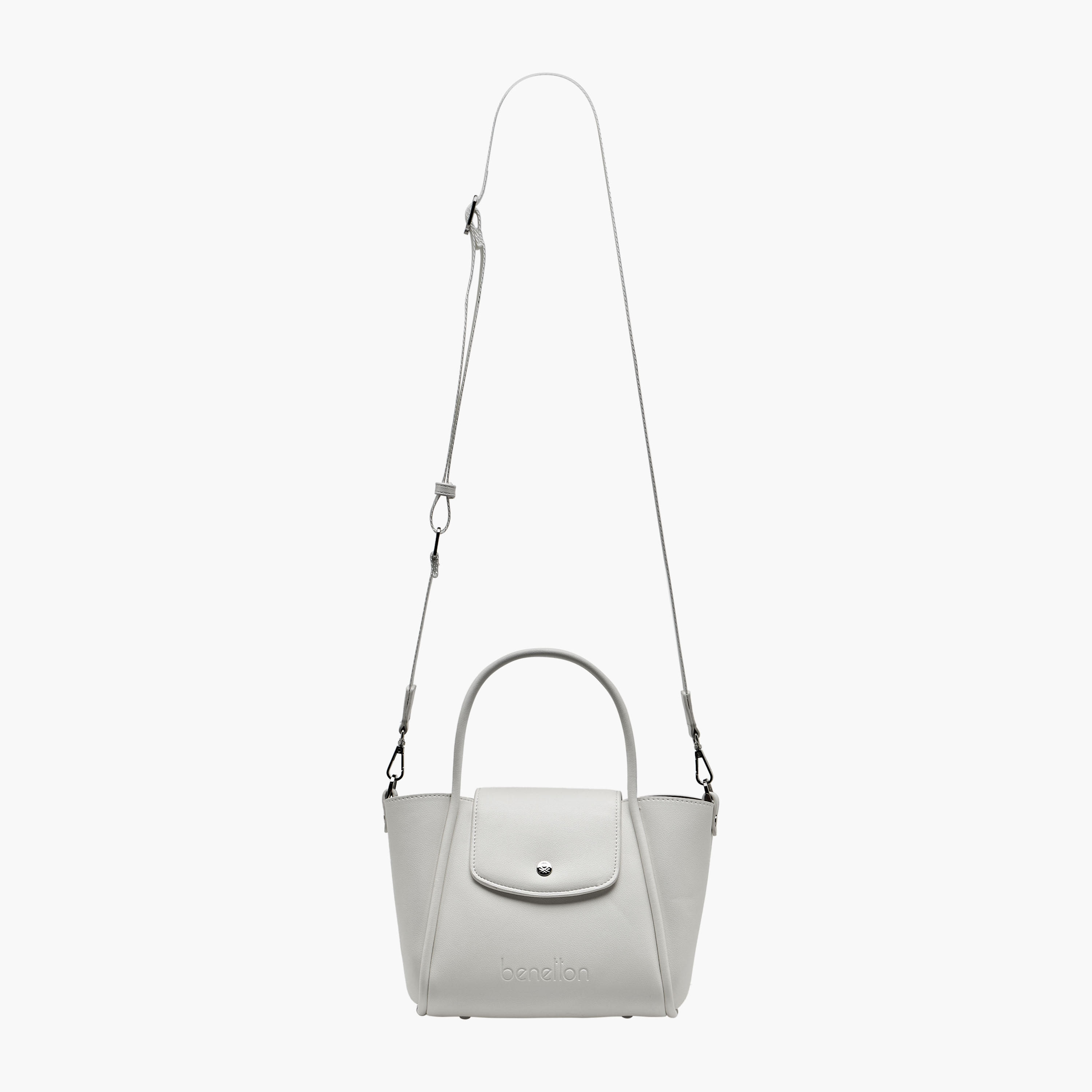 United Colors of Benetton Double Handle Crossbody Bag with Detachable Shoulder Strap-women-bagsandwallets-handbags-image-3