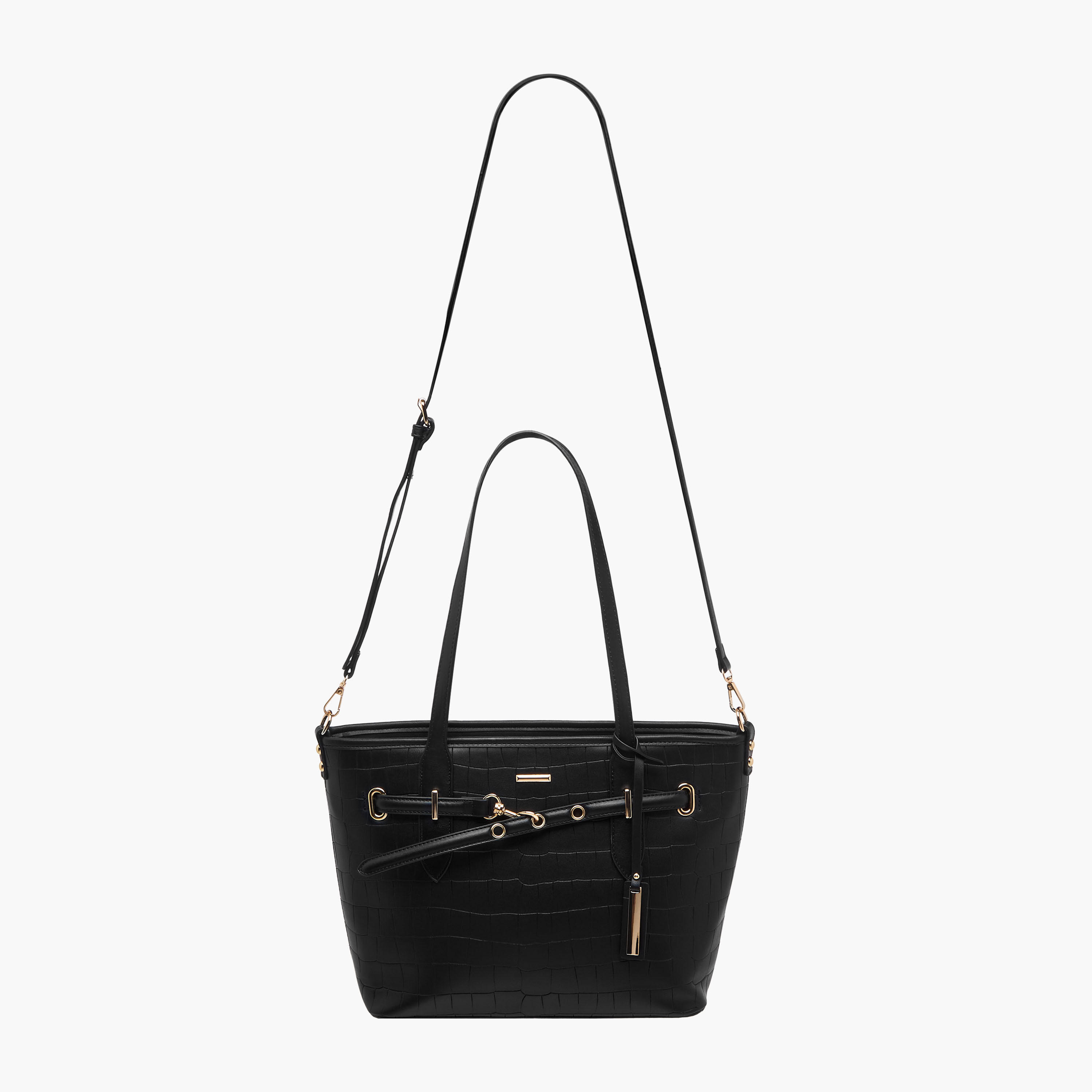 Sasha Sam Textured Tote Bag with Detachable Strap-women-bagsandwallets-handbags-image-3
