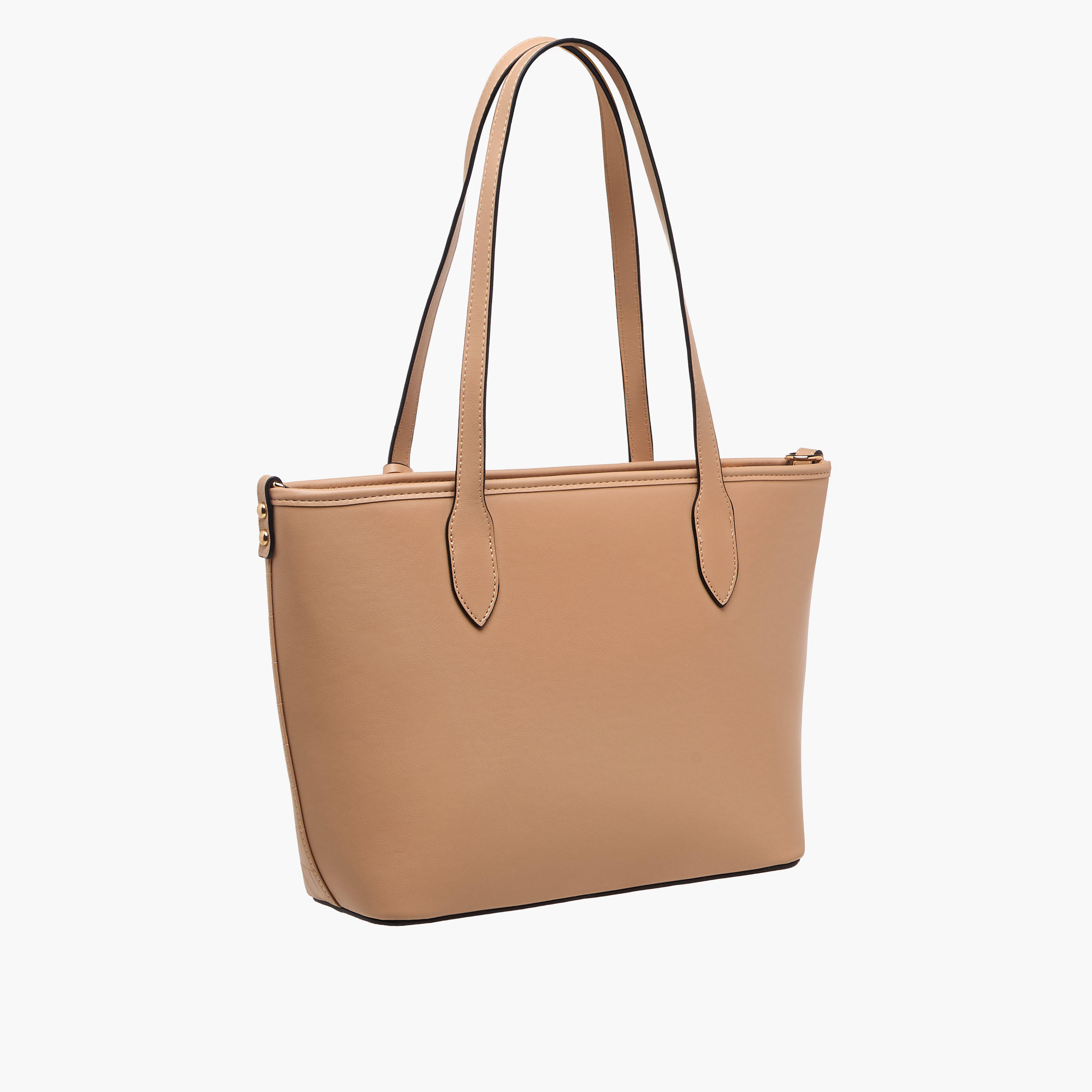 Sasha Sam Textured Tote Bag with Knot Detail-women-bagsandwallets-handbags-image-4