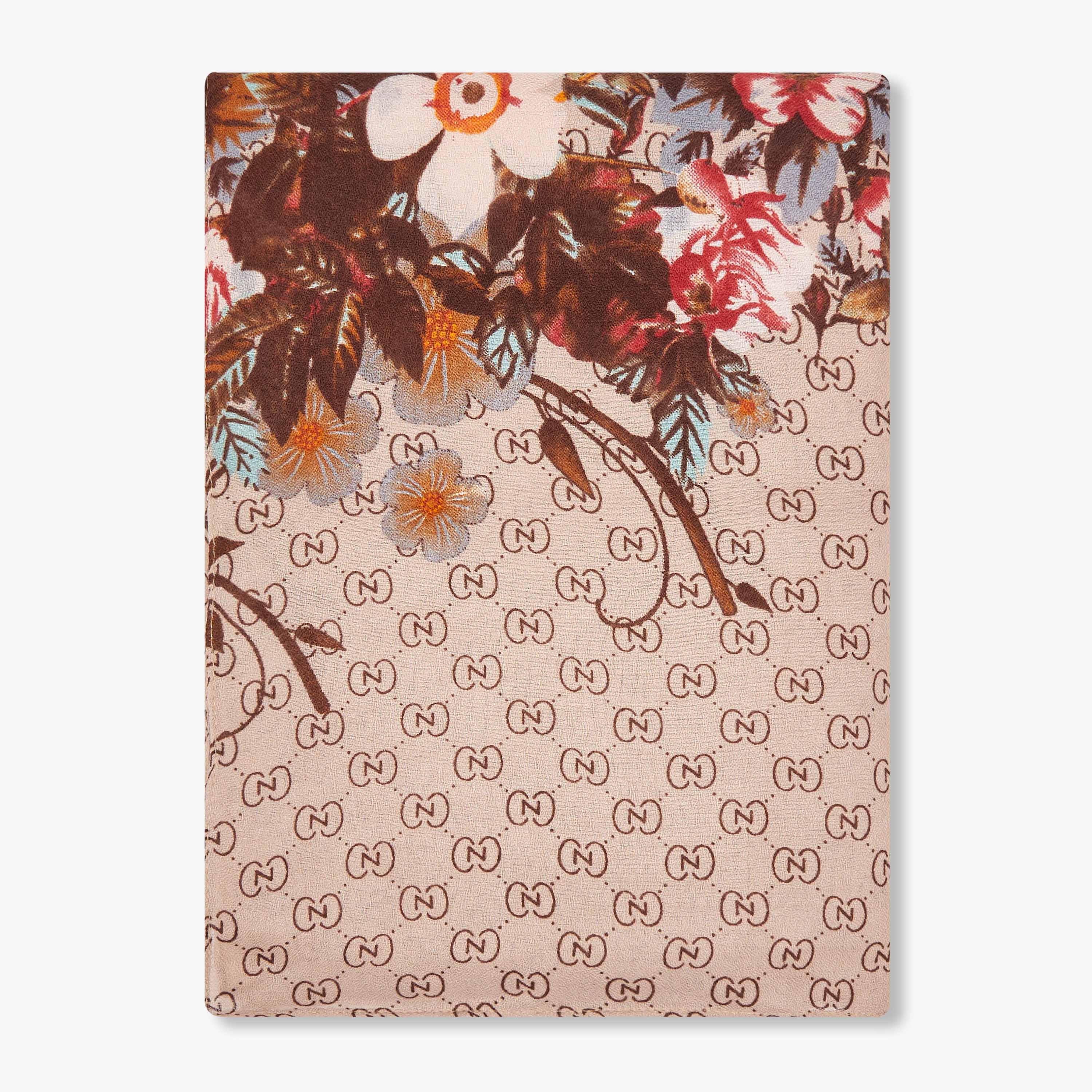 Scarf with Floral Print-women-hairaccessories-others-image-2