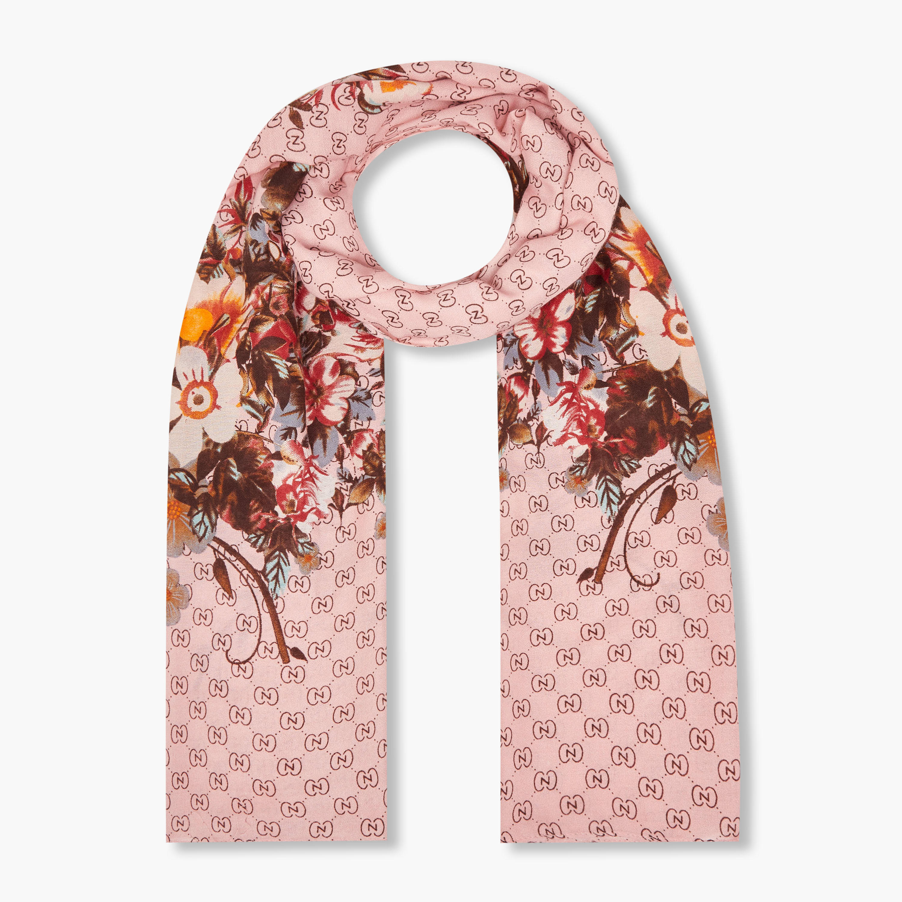 Scarf with Floral Print-women-clothingaccessories-scarves-image-1