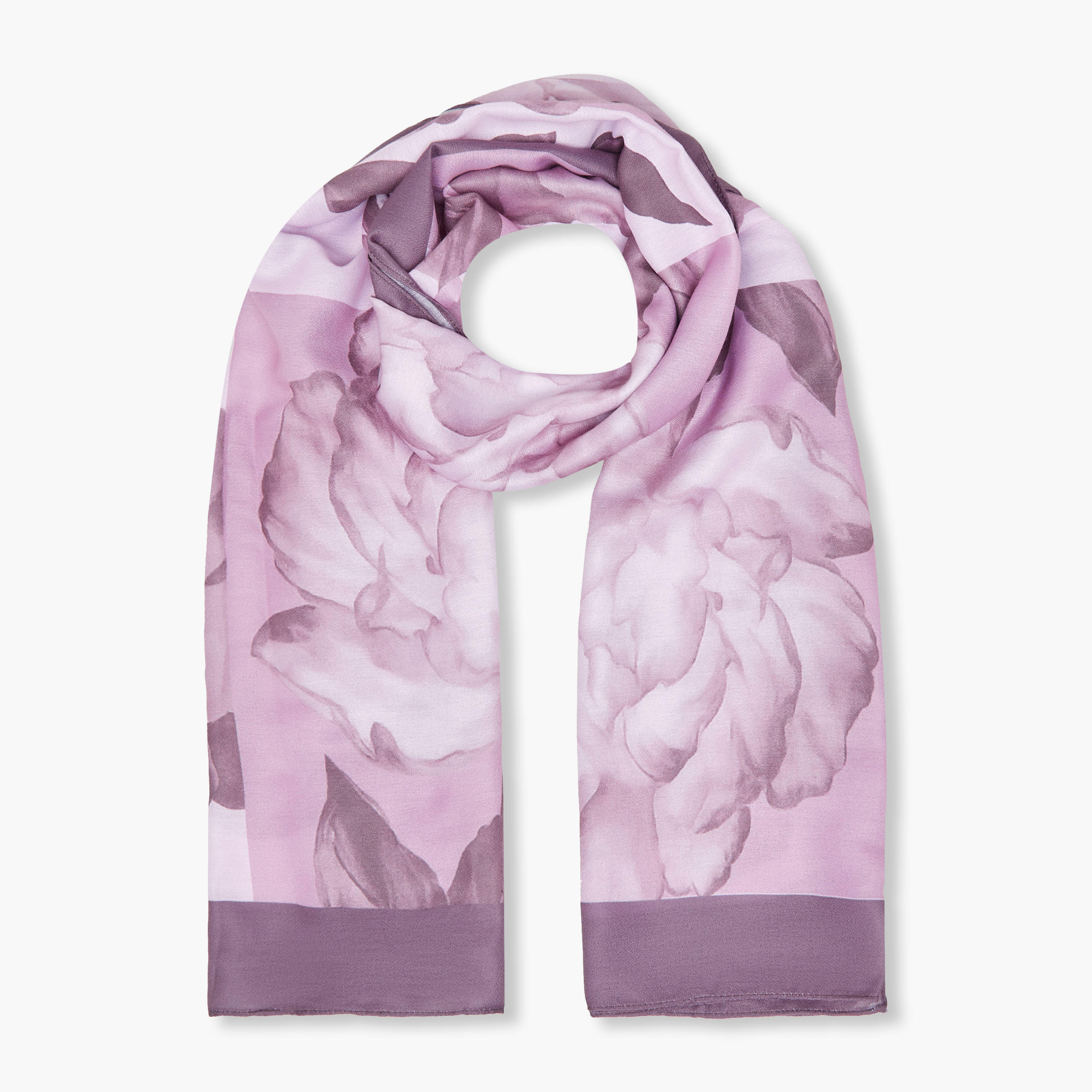 Scarf with Floral Print-women-hairaccessories-others-image-1