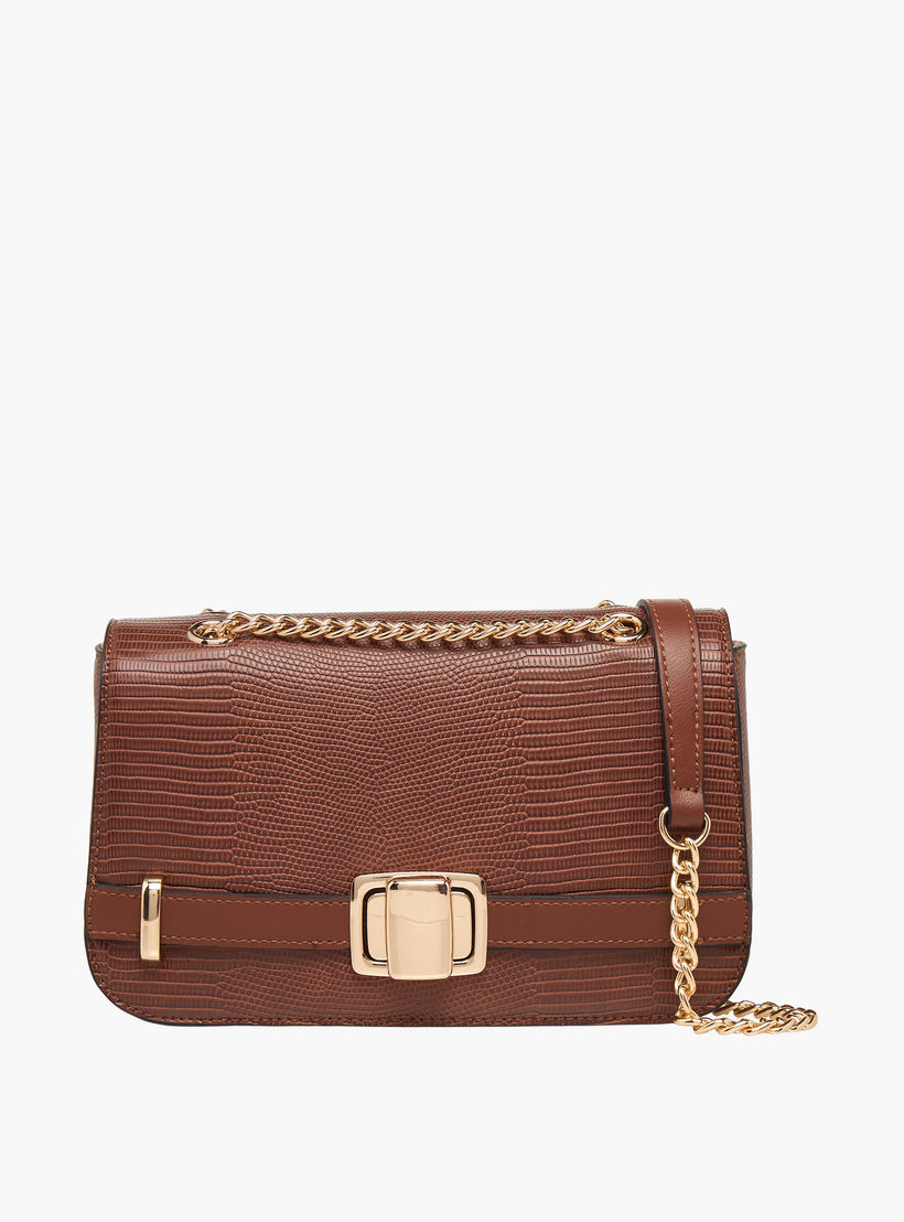 شنطة كروس بودي بارزة الملمس وحزام سلسلة للنساء من ساشا جول-women-bagsandwallets-handbags-image-1