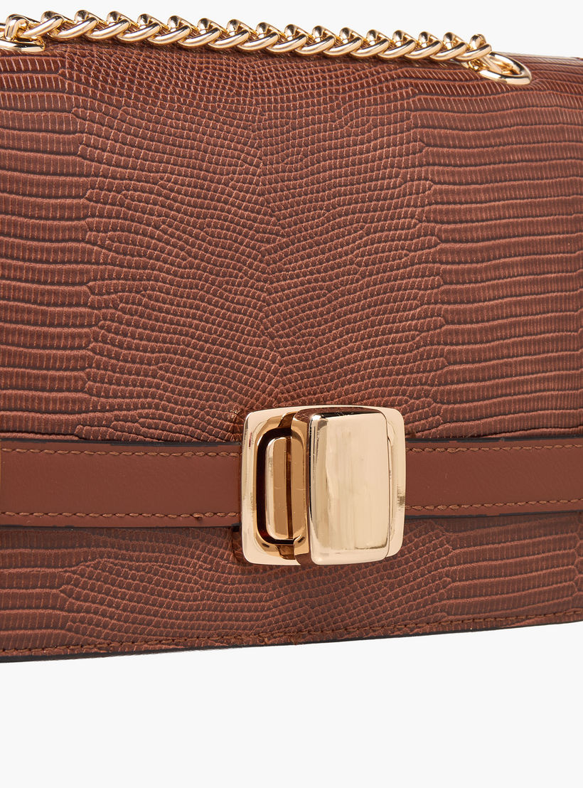شنطة كروس بودي بارزة الملمس وحزام سلسلة للنساء من ساشا جول-women-bagsandwallets-handbags-image-5