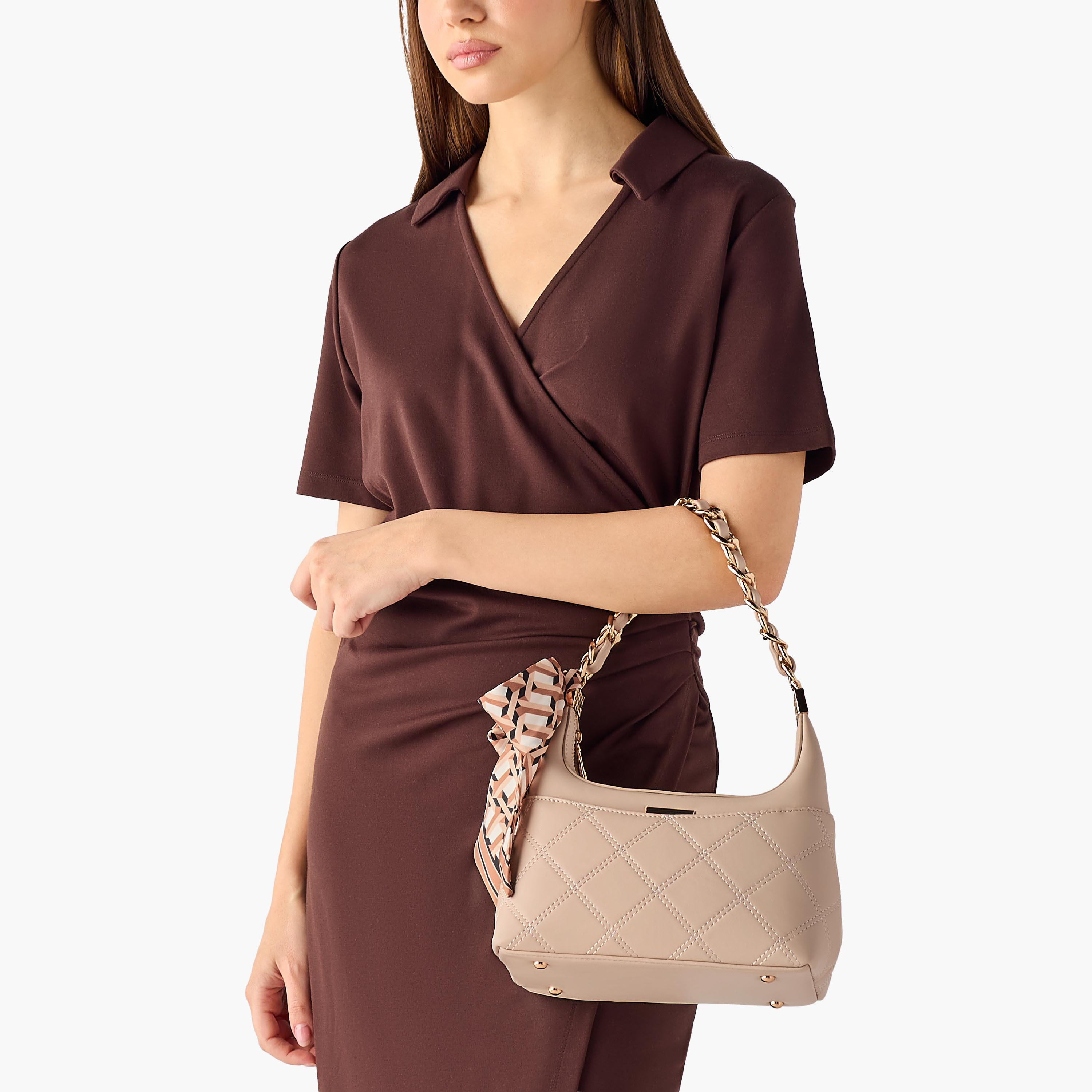 Sasha Jul Quilted Baguette Bag with Scarf Accent-women-bagsandwallets-handbags-image-4