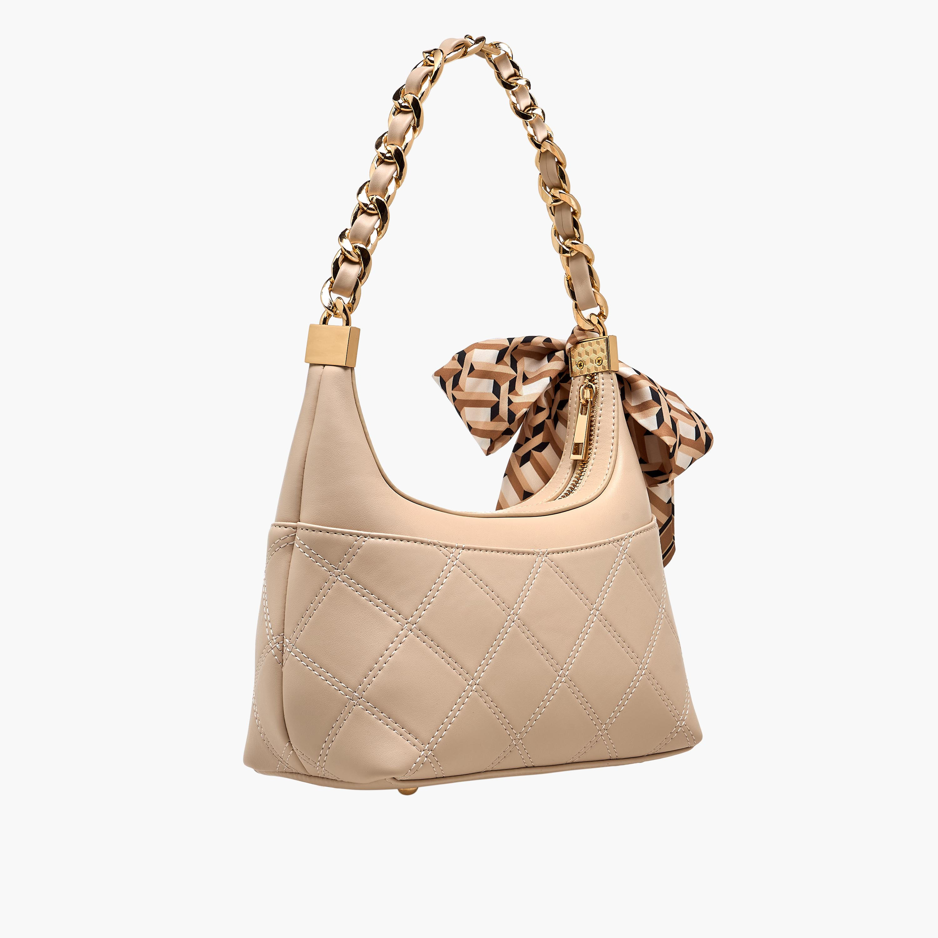 Sasha Jul Quilted Baguette Bag with Scarf Accent-women-bagsandwallets-handbags-image-5