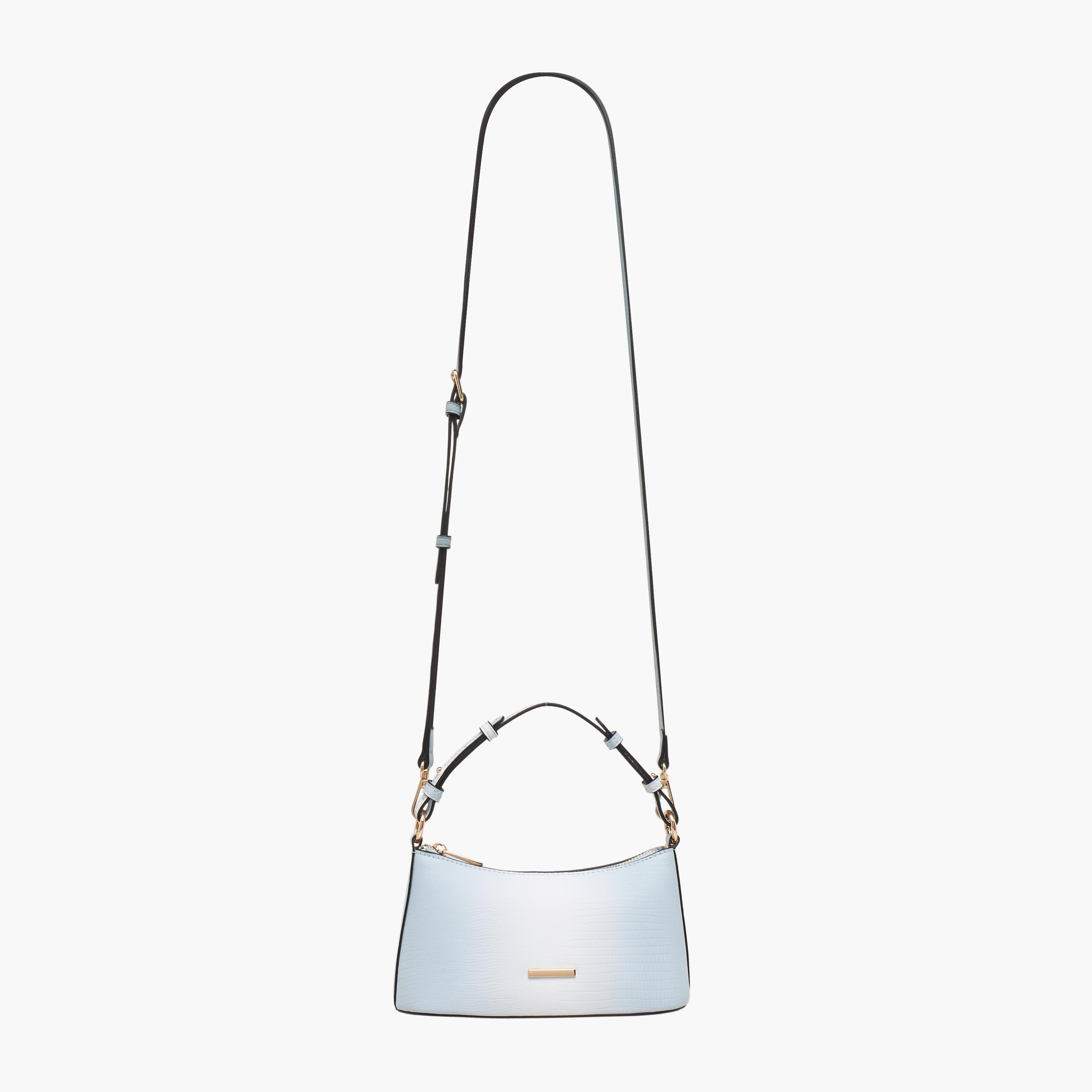 Sasha Jul Textured Shoulder Bag with Detachable Strap-women-bagsandwallets-handbags-image-3