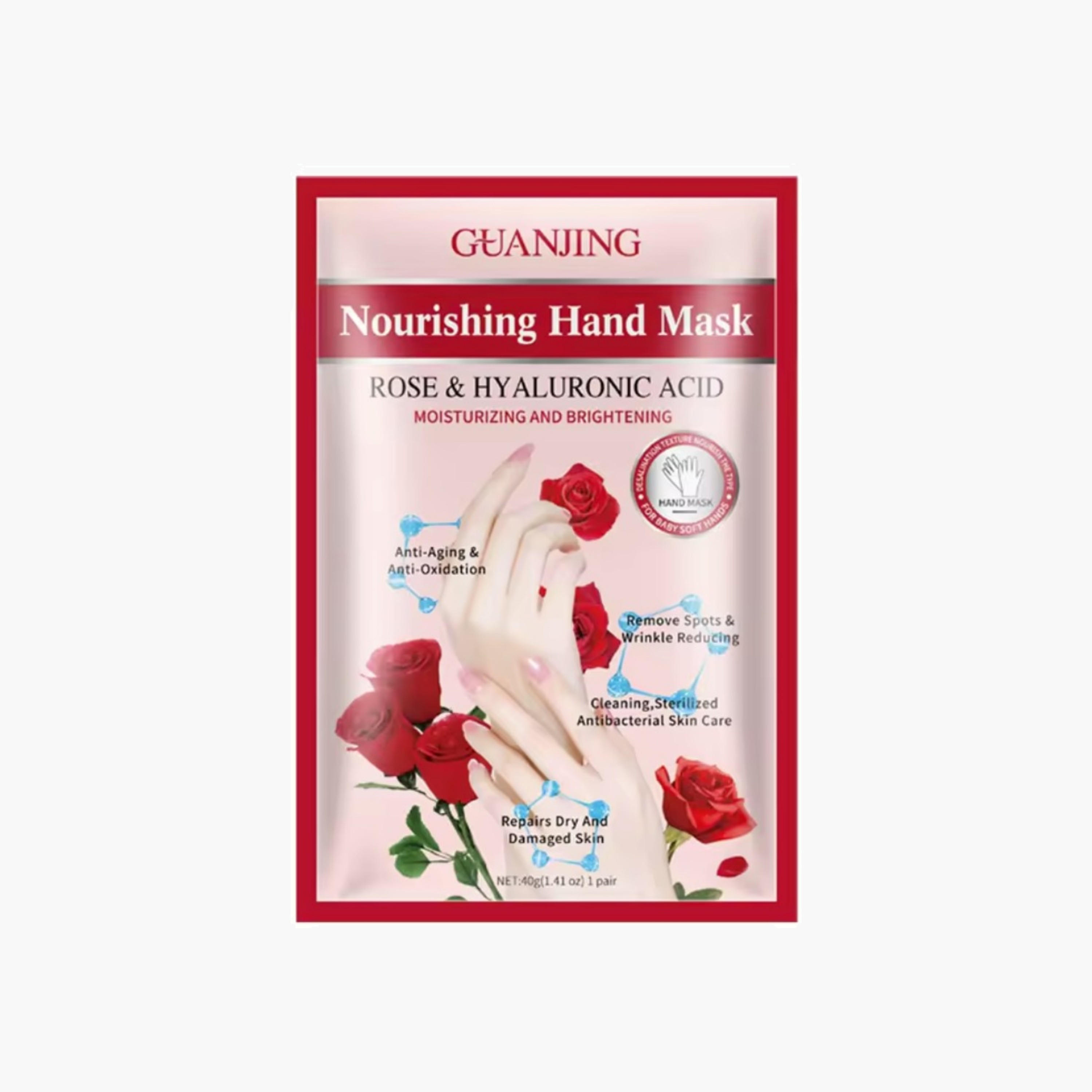 Guanjing Rose Hyaluronic Acid Hand Mask-beautyandpersonalcare-skin-masks-masksandpeels-image-1