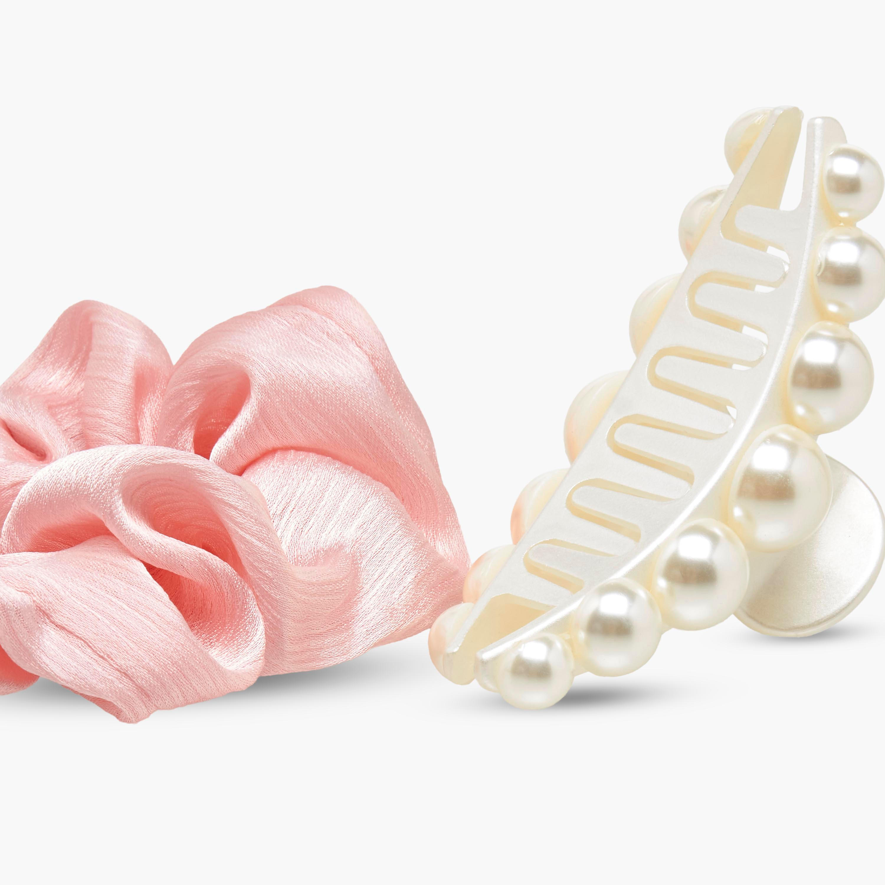 Set of 2 - Scrunchie and Hair Clamp-women-hairaccessories-sets-image-5
