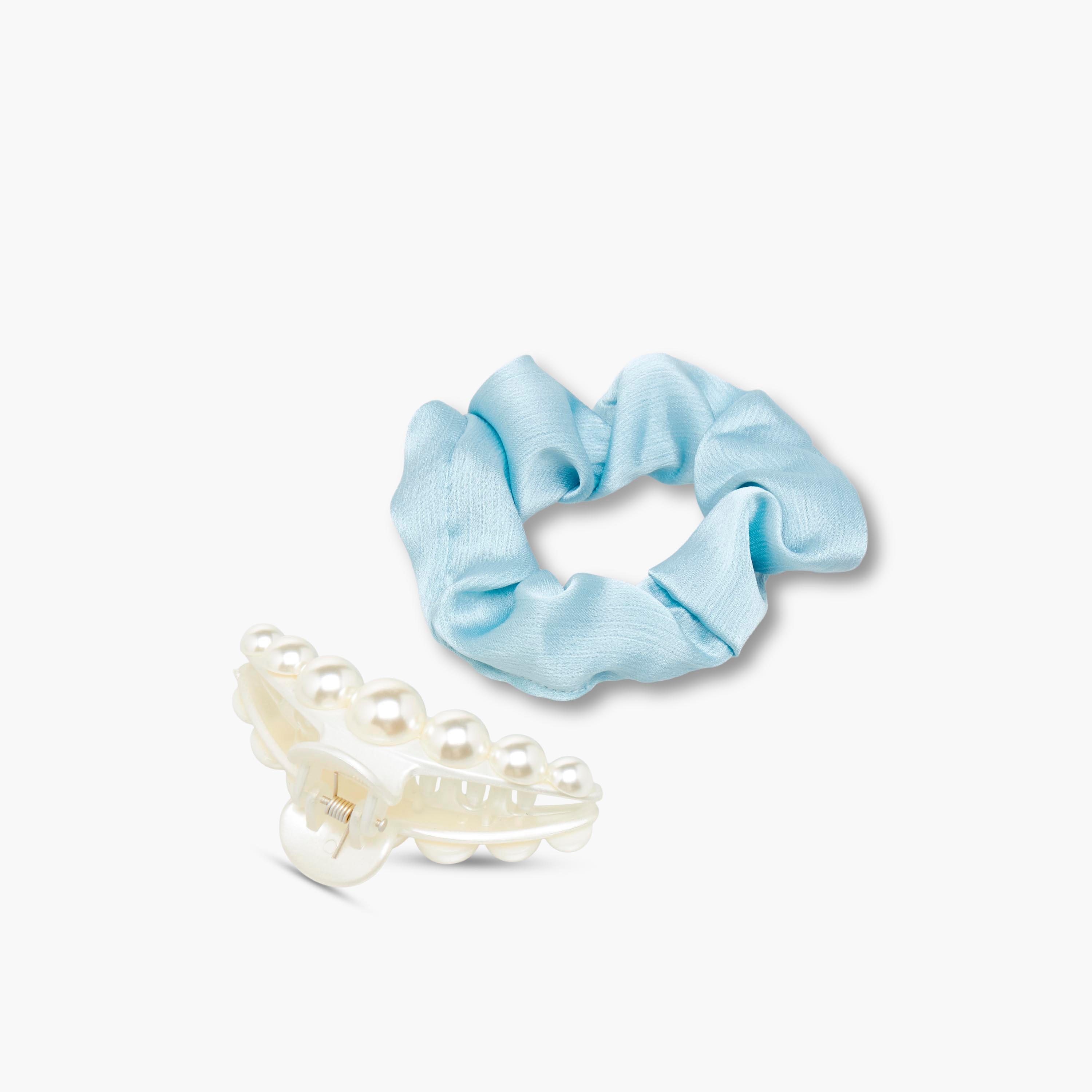 Set of 2 - Scrunchie and Hair Clamp-women-hairaccessories-sets-image-4