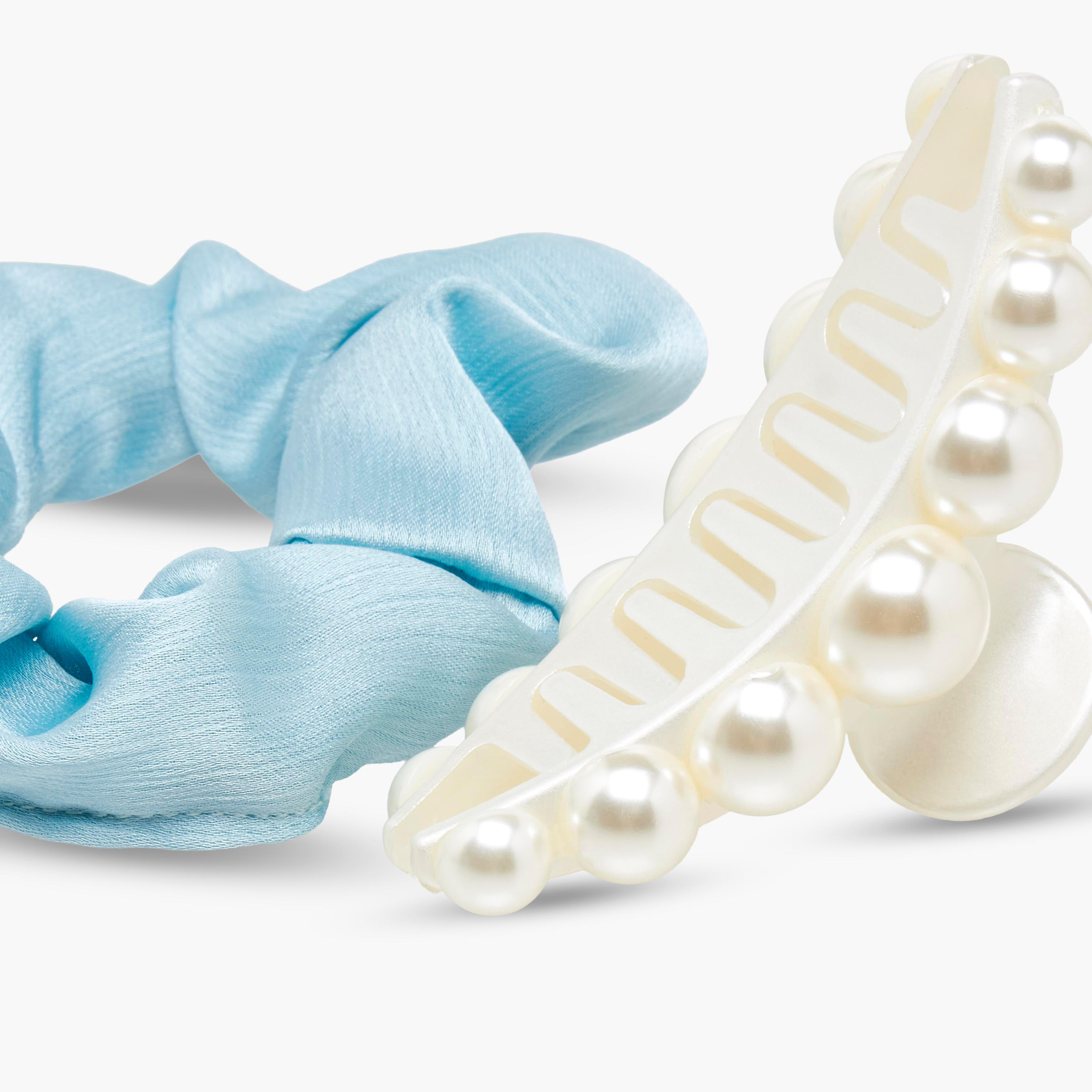Set of 2 - Scrunchie and Hair Clamp-women-hairaccessories-sets-image-5