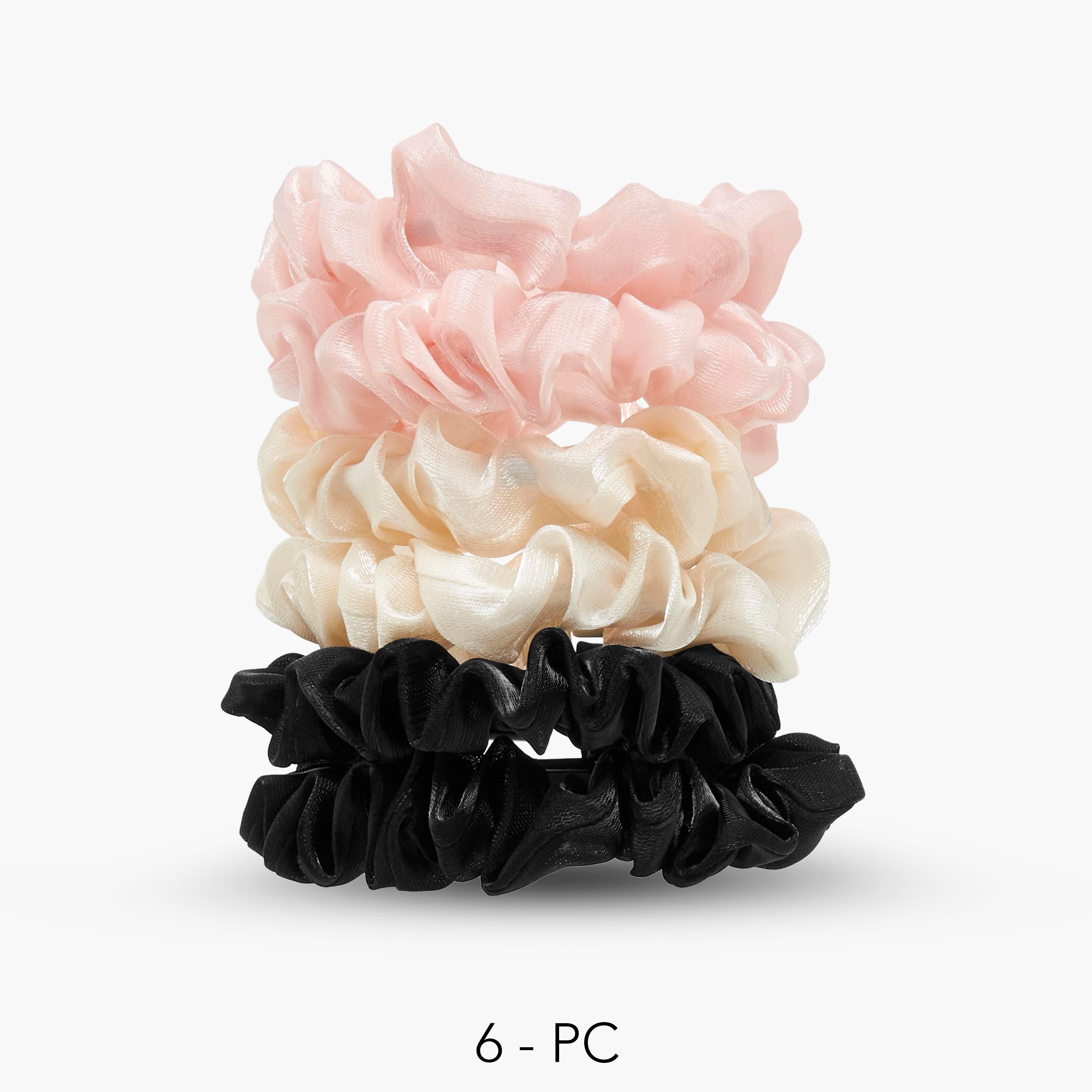ربطات شعر سكرانشي - عبوة 6 قطع-women-hairaccessories-scrunchies-image-1