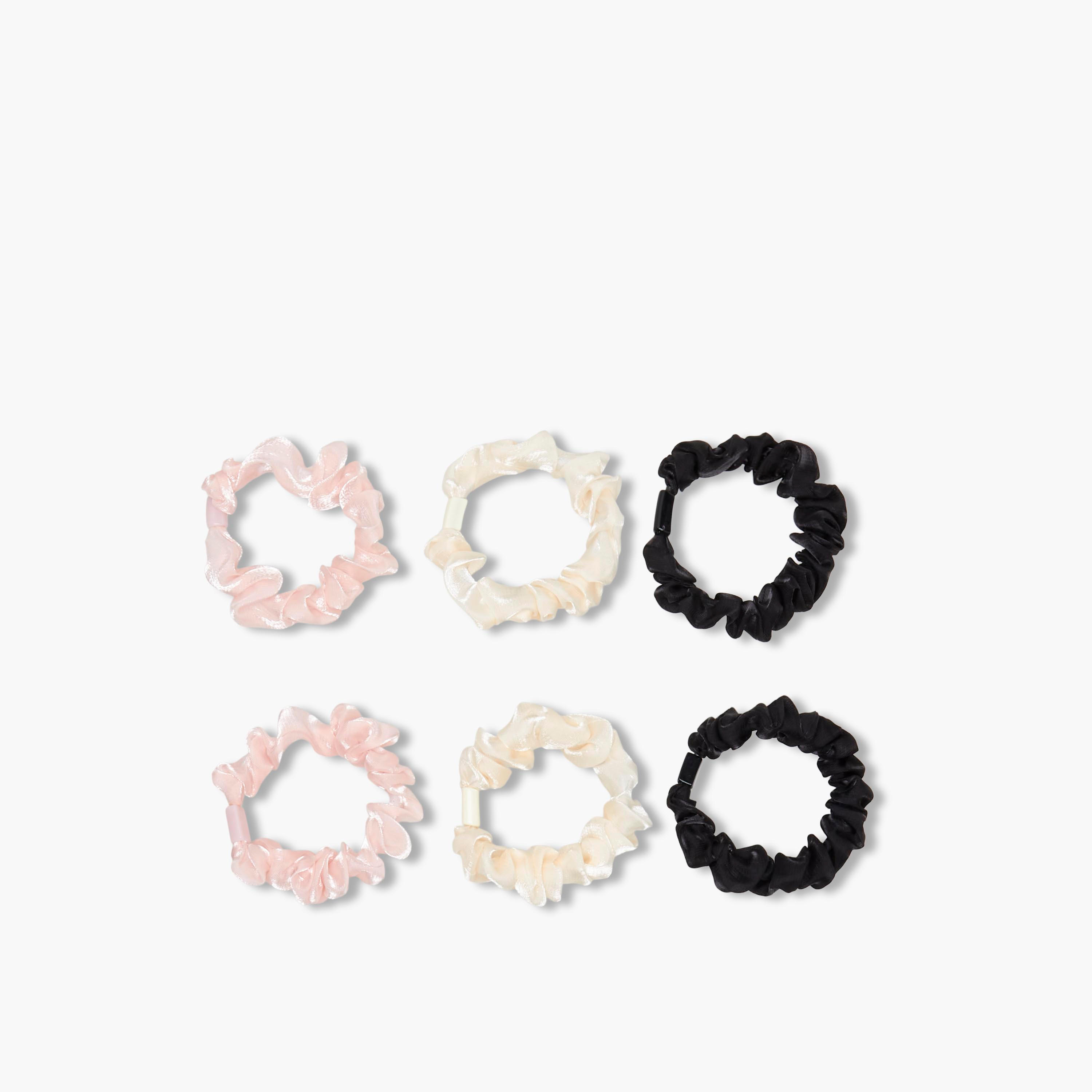 ربطات شعر سكرانشي - عبوة 6 قطع-women-hairaccessories-scrunchies-image-3