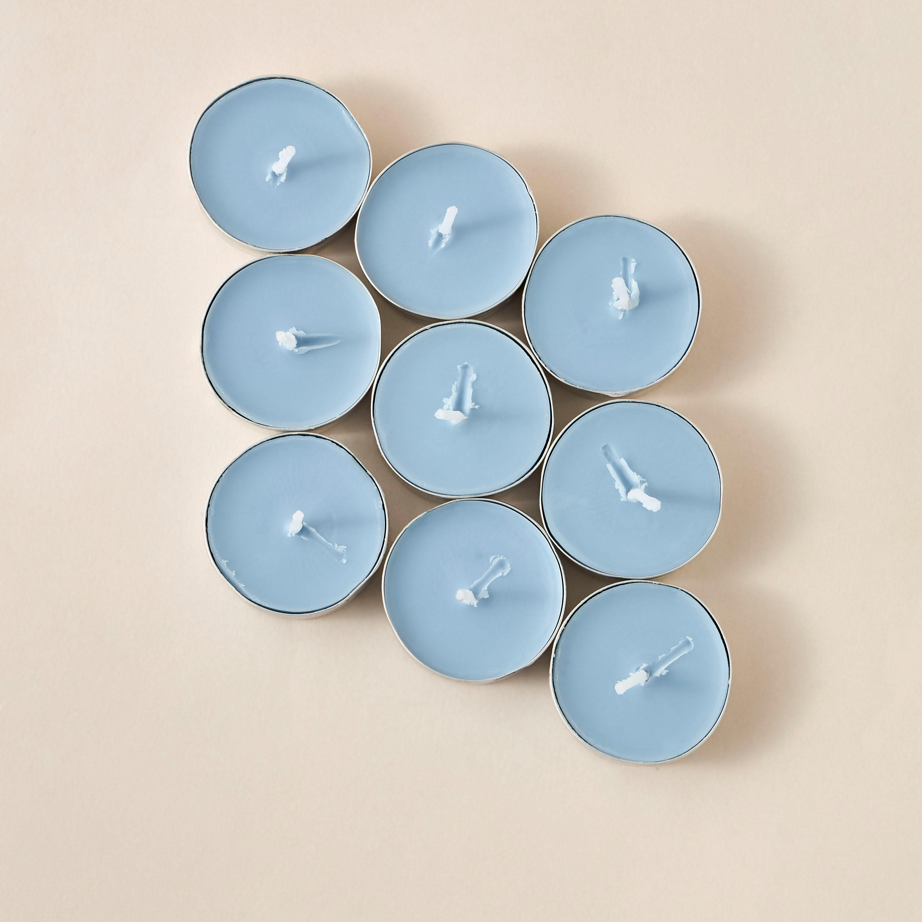 شموع صغيرة معطرة 9 قطع برائحة فلور دي كوتن من كامايا - 10 جرام-household-homefragrance-candles-image-2