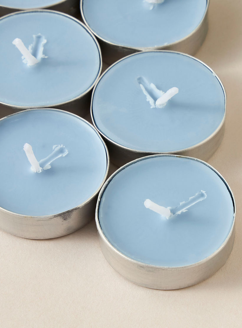 Kamaya 9-Piece Fleur De Cotton Scented Tealight Candle Set - 10 gms-household-homefragrance-candles-image-3