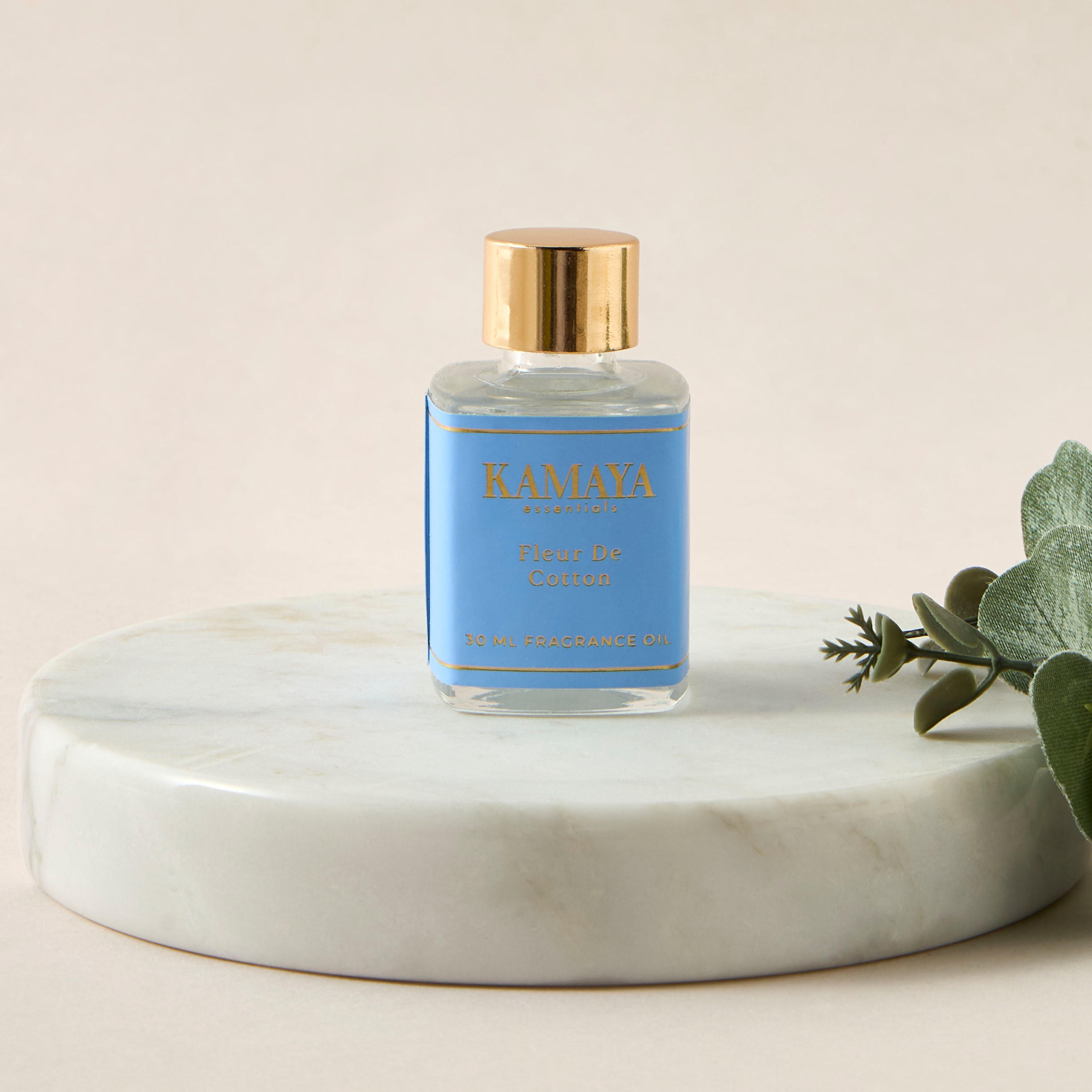 Kamaya Fleur De Cotton Scented Fragrance Oil - 30 ml-household-homefragrance-fragranceoilsandessence-image-1
