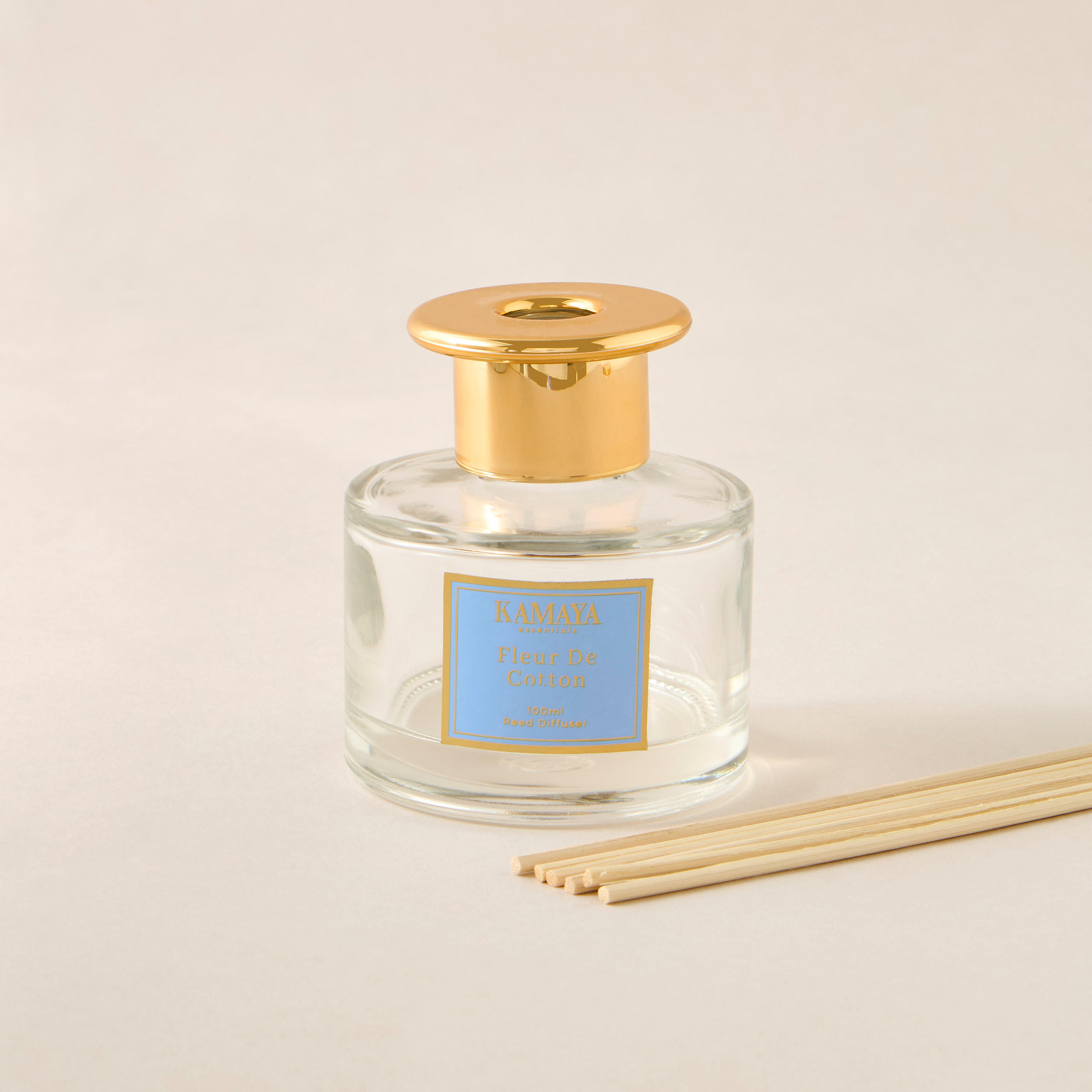 موزع عطور بالأعواد برائحة فلور دي كوتن من كامايا - 100 مل-household-homefragrance-reeddiffusers-image-3