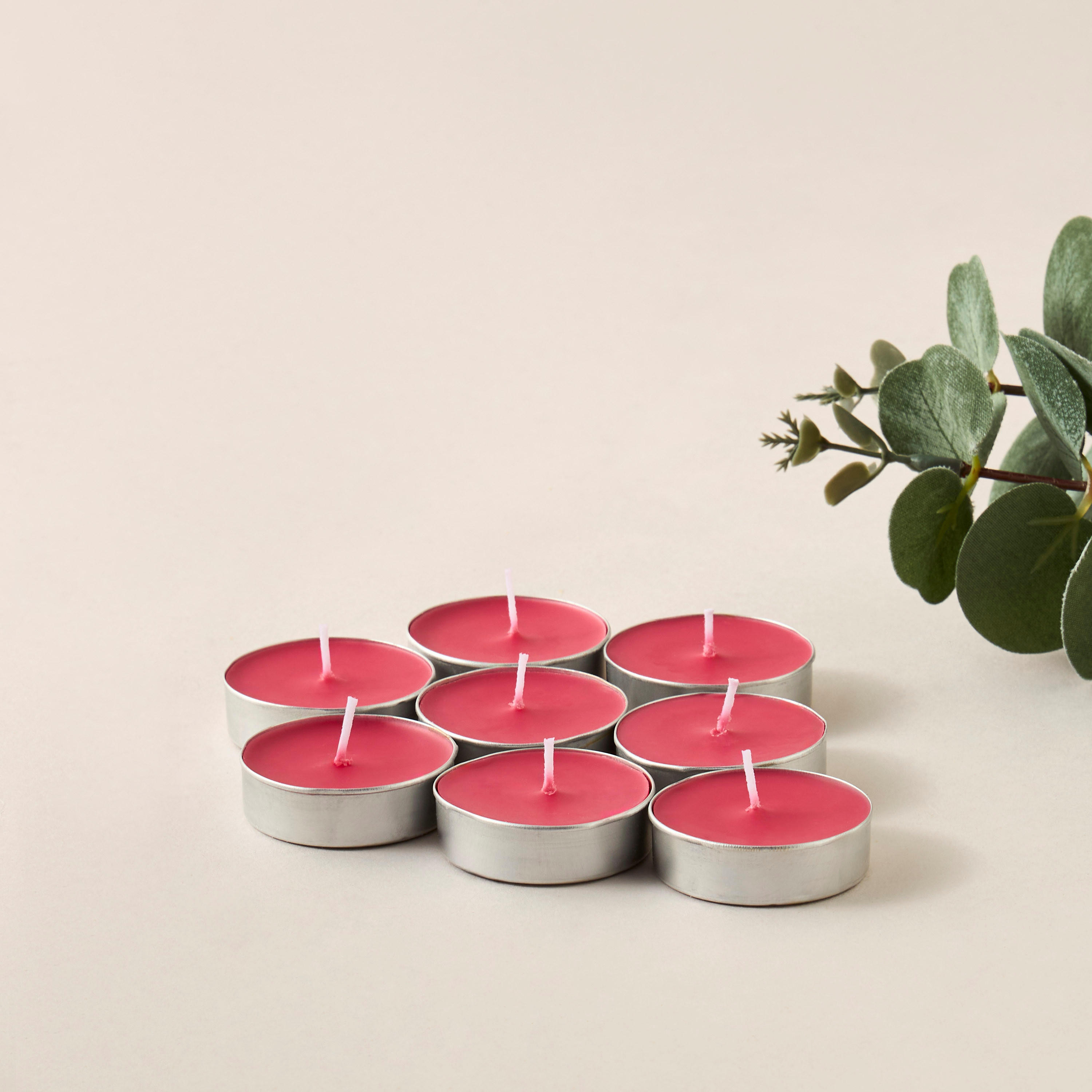طقم شموع صغيرة ديلايت روز آند لافندر من كامايا - 9 قطع - 10 جم-household-homefragrance-candles-image-1
