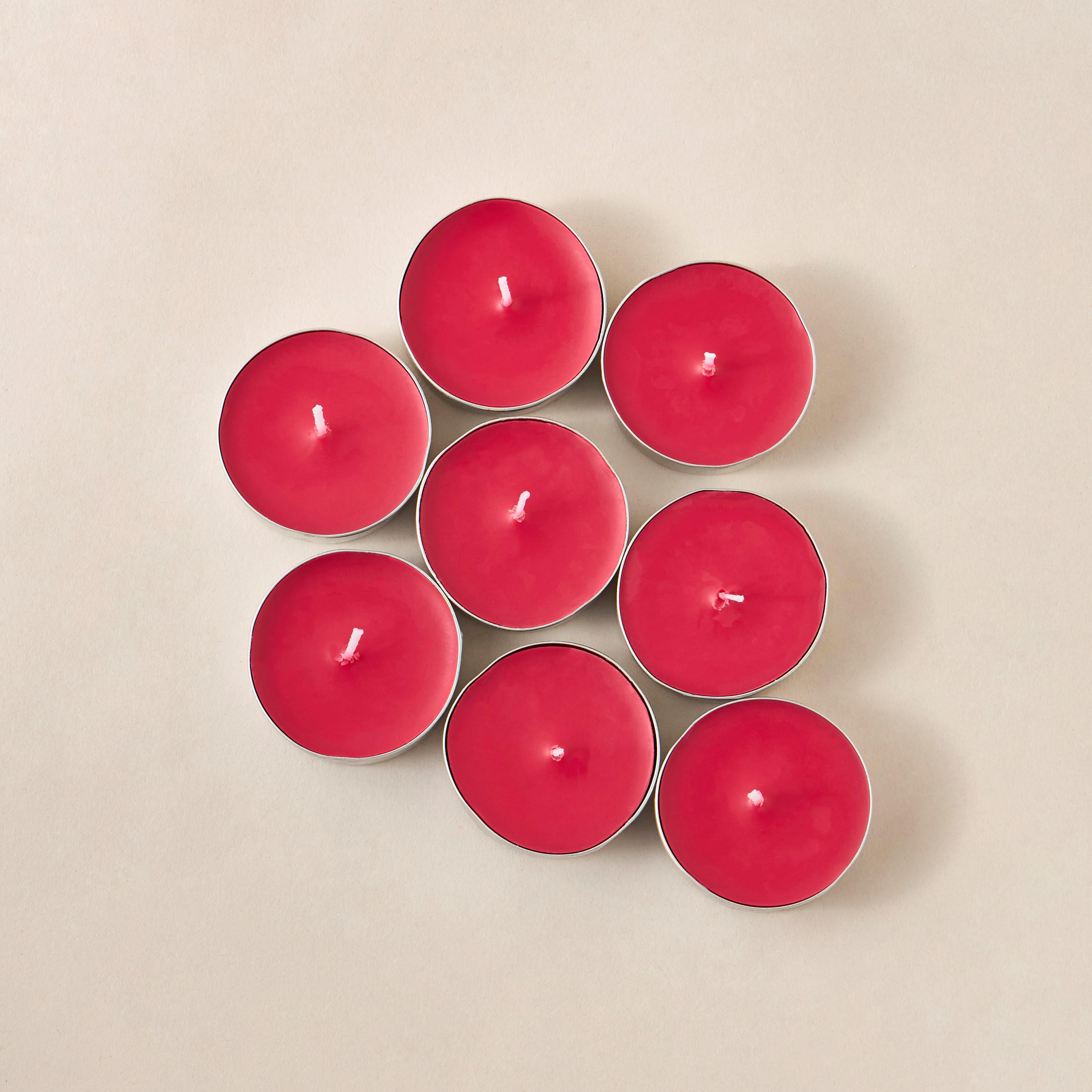طقم شموع صغيرة ديلايت روز آند لافندر من كامايا - 9 قطع - 10 جم-household-homefragrance-candles-image-2