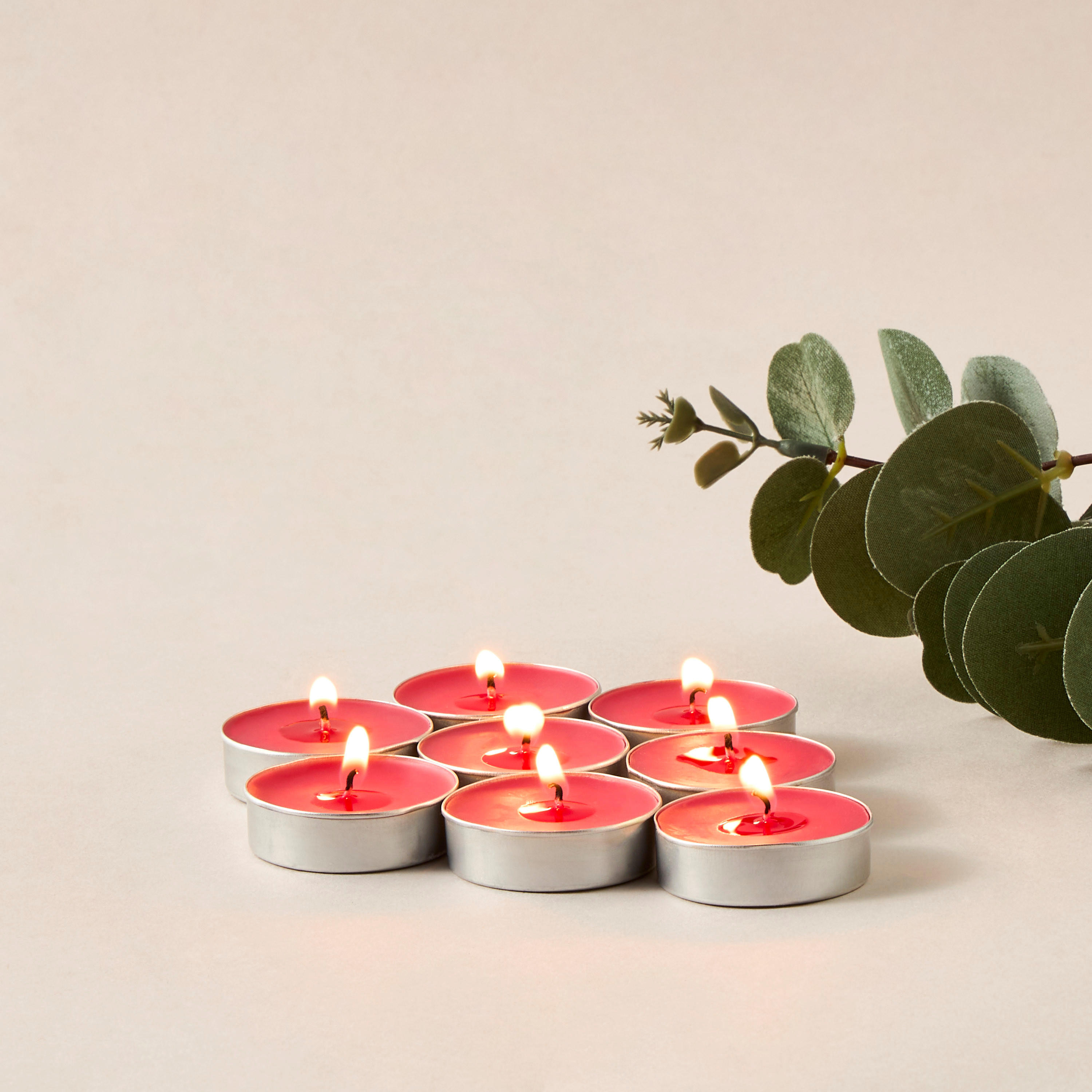 طقم شموع صغيرة ديلايت روز آند لافندر من كامايا - 9 قطع - 10 جم-household-homefragrance-candles-image-4