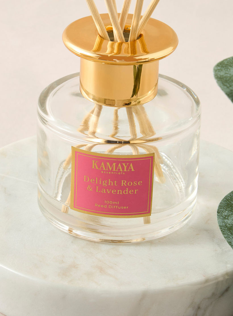 Kamaya Delight Rose & Lavender Reed Diffuser - 100 ml-household-homefragrance-reeddiffusers-image-2