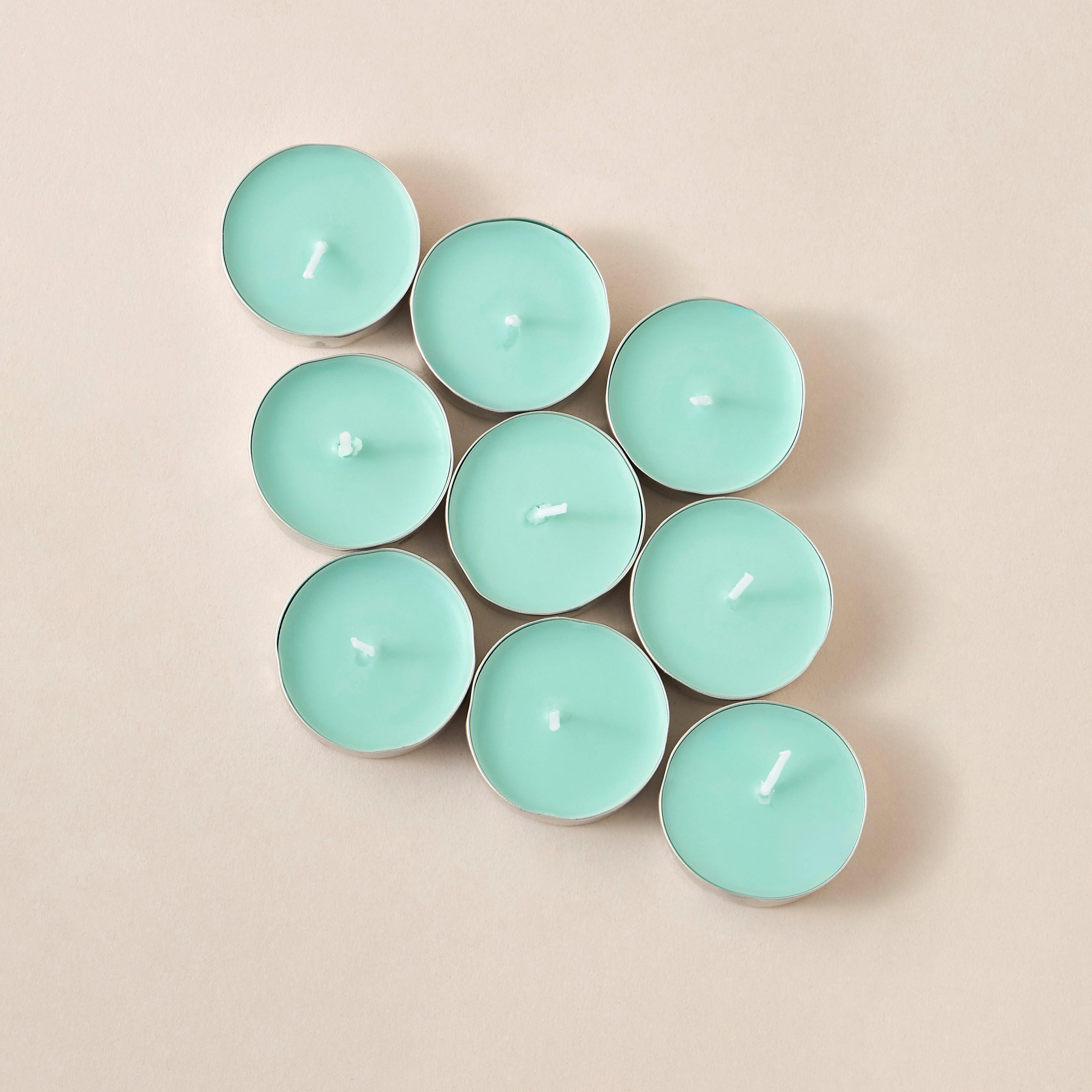 Kamaya 9-Piece Night Blooming Jasmine Tealight Candle Set - 10 gms-household-homefragrance-candles-image-2
