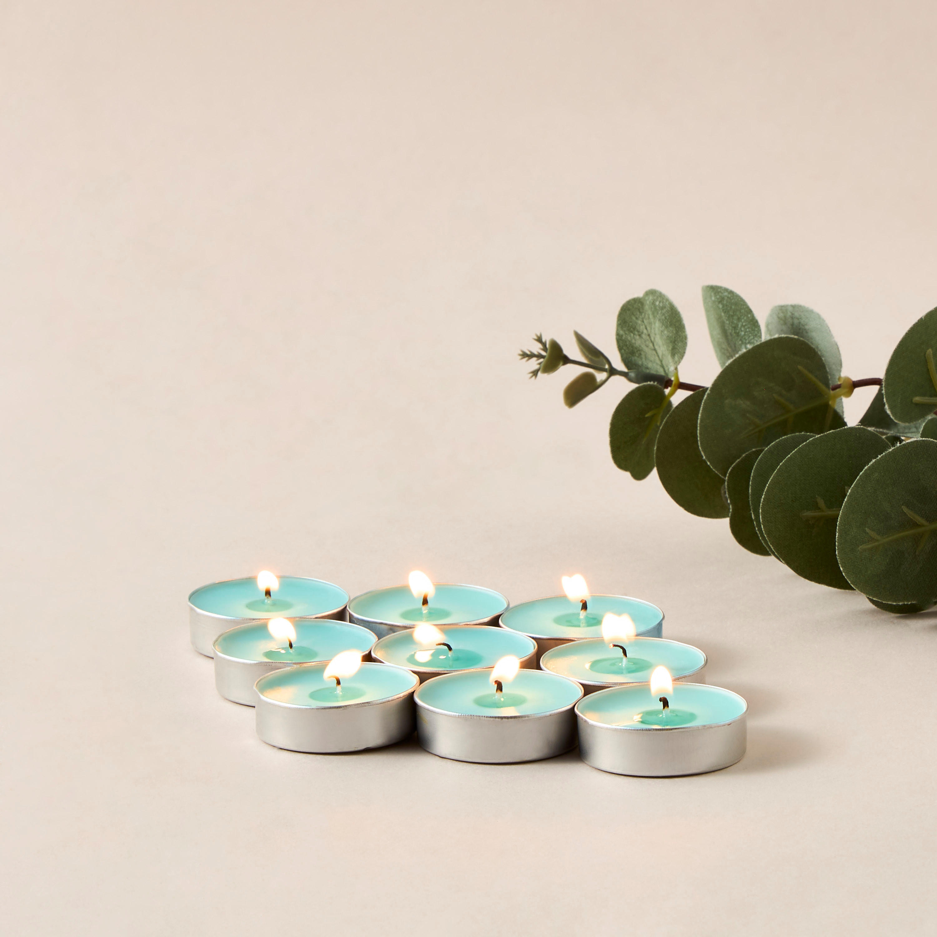 Kamaya 9-Piece Night Blooming Jasmine Tealight Candle Set - 10 gms-household-homefragrance-candles-image-4