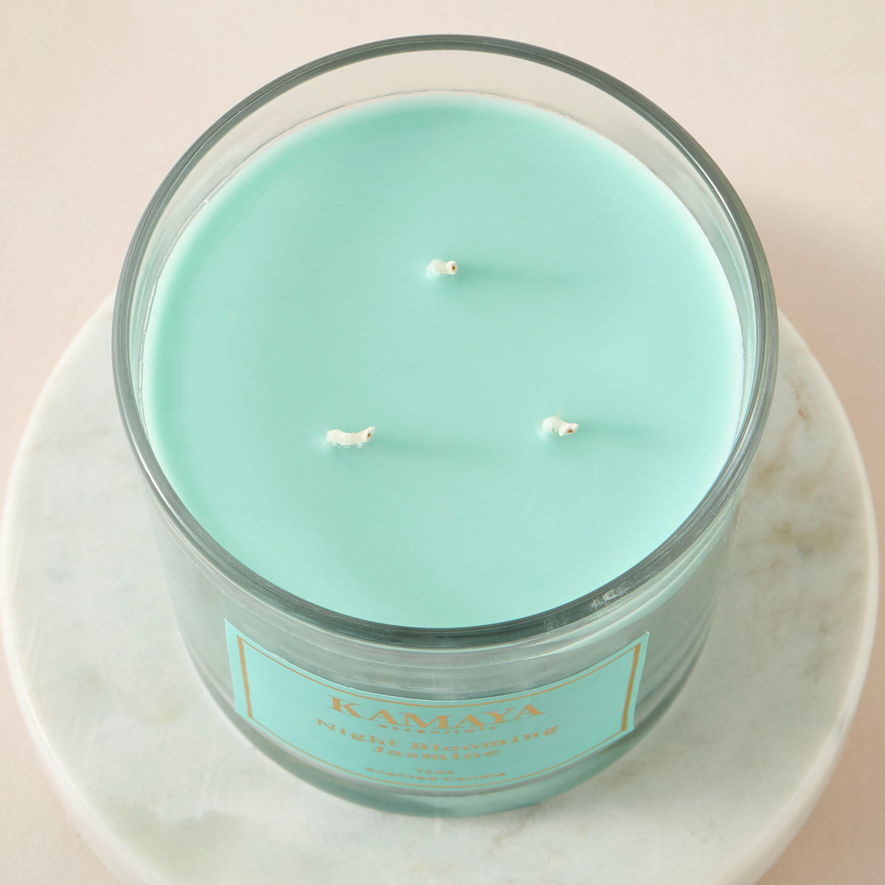Kamaya Night Blooming Jasmine Scented Jar Candle - 400 g-household-homefragrance-candles-image-3