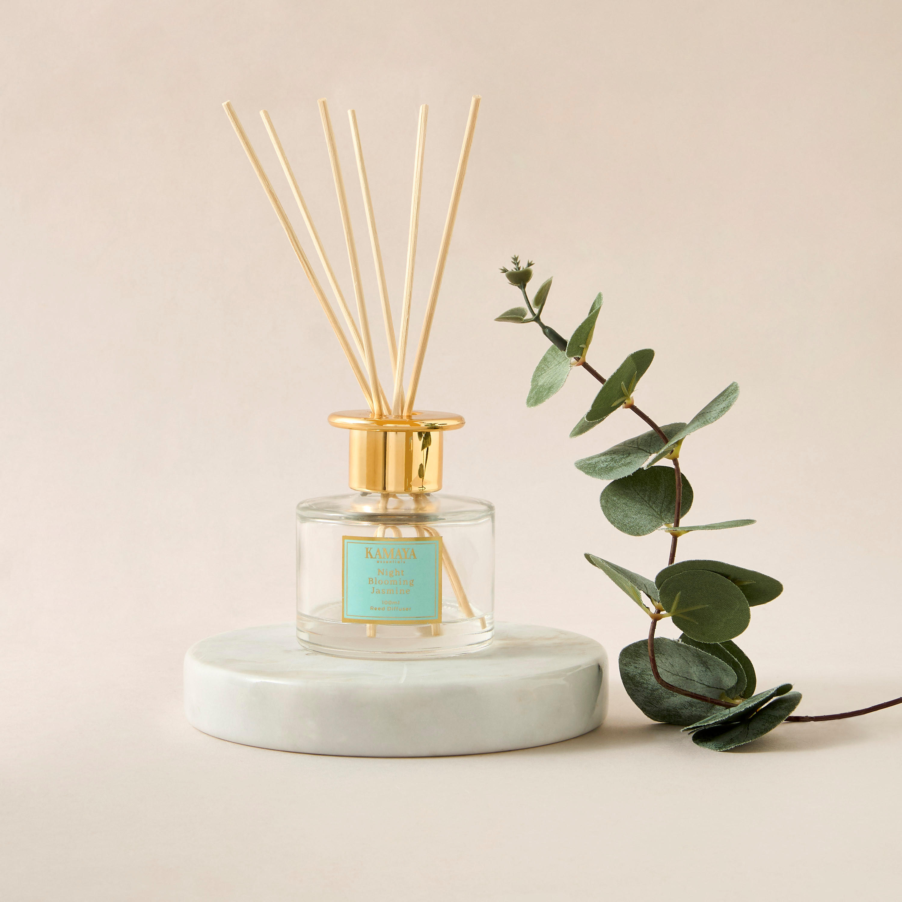 طقم موزع عطور نايت بلومينج جاسمين من كامايا - 100 مل-household-homefragrance-reeddiffusers-image-1