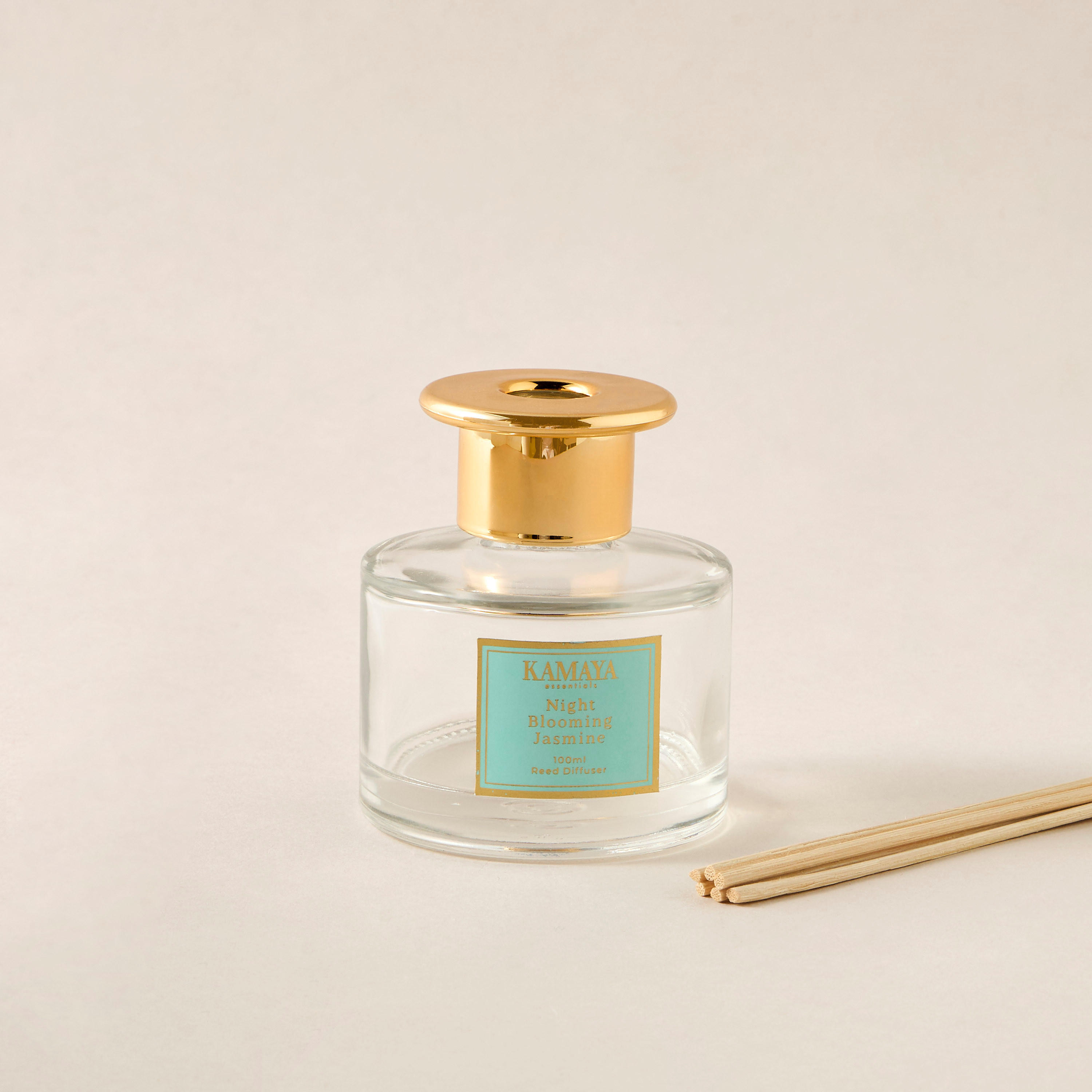 طقم موزع عطور نايت بلومينج جاسمين من كامايا - 100 مل-household-homefragrance-reeddiffusers-image-3