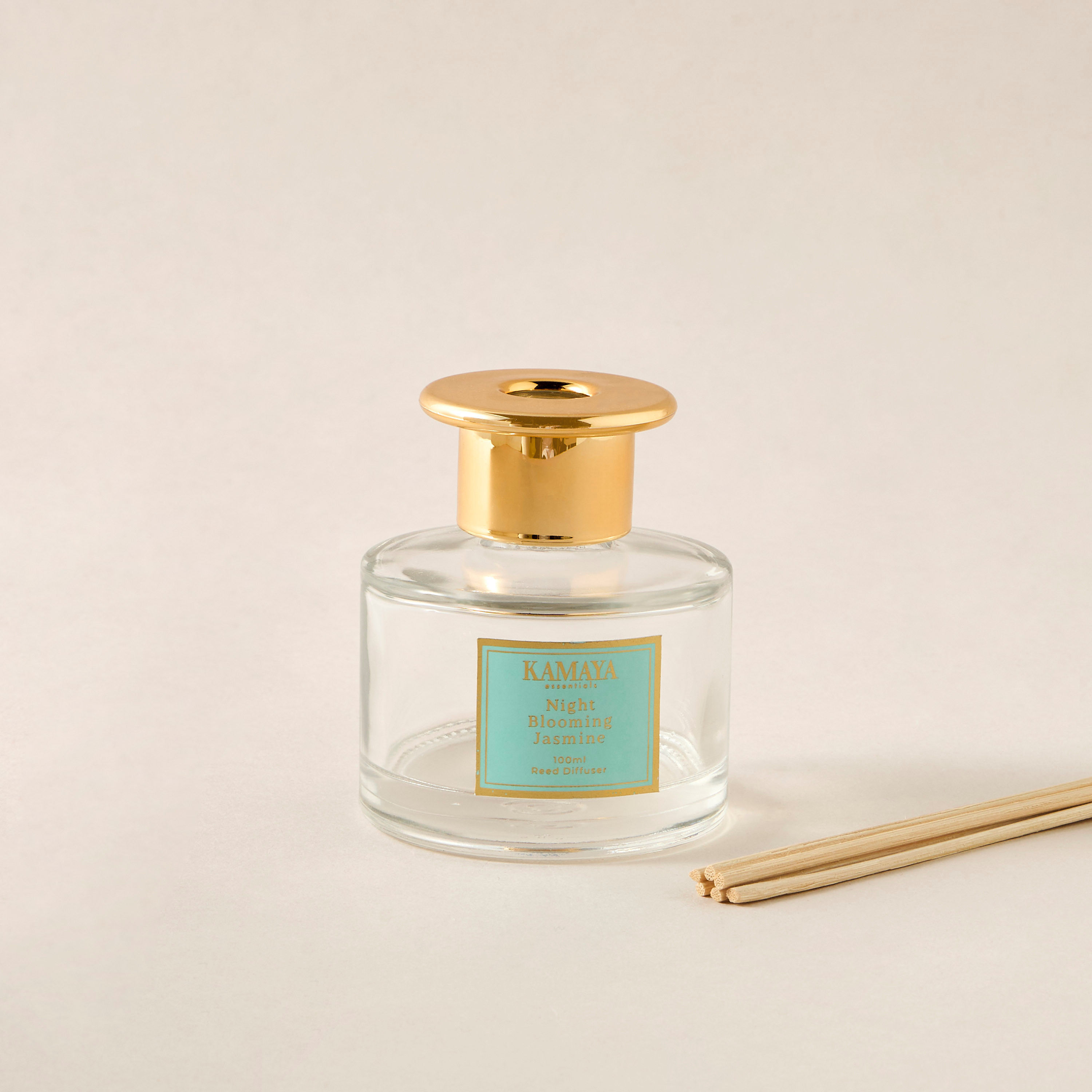 طقم موزع عطور نايت بلومينج جاسمين من كامايا - 100 مل-household-homefragrance-reeddiffusers-image-3