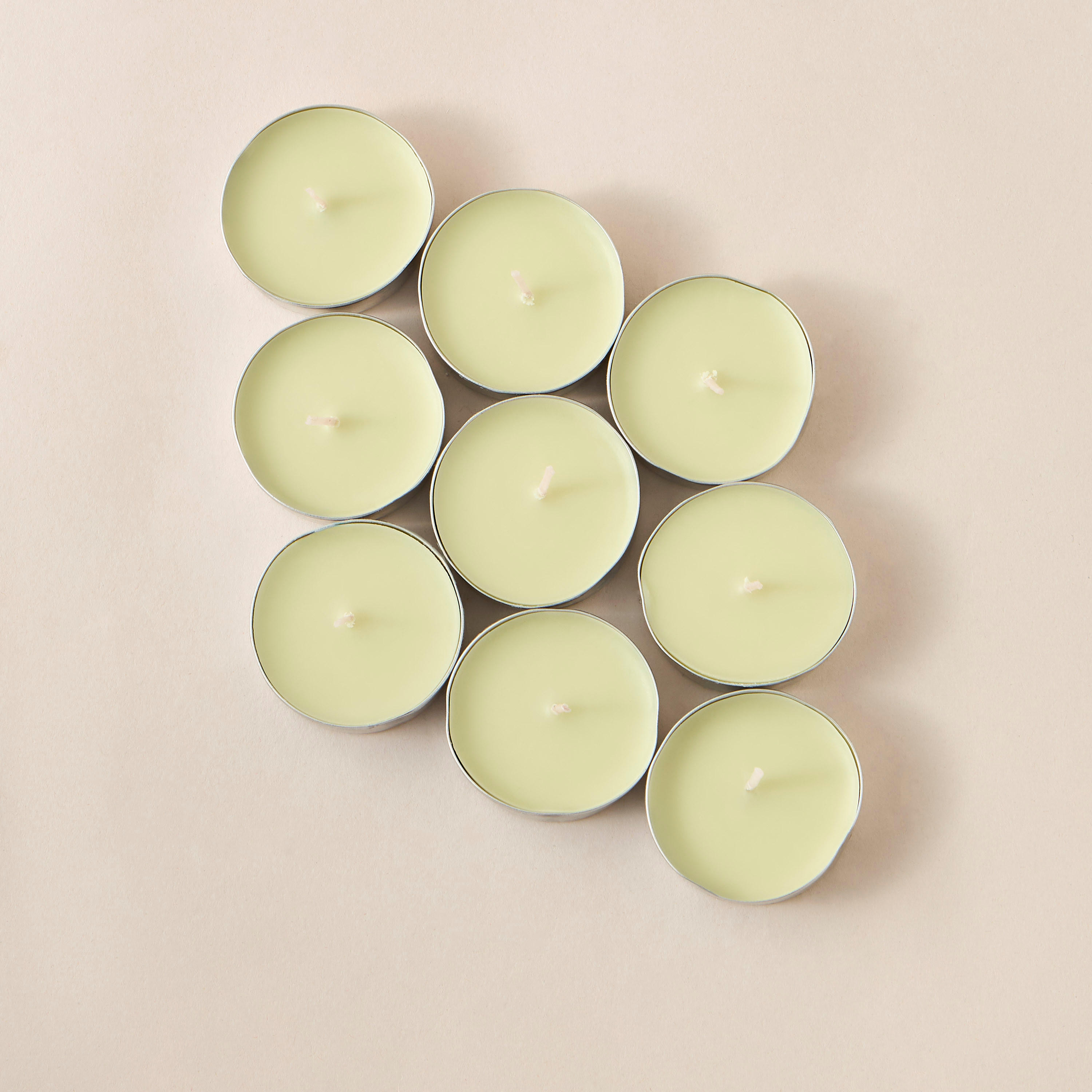 Kamaya 9-Piece Vanilla Pure Tealight Candle Set - 10 gms-household-homefragrance-candles-image-2