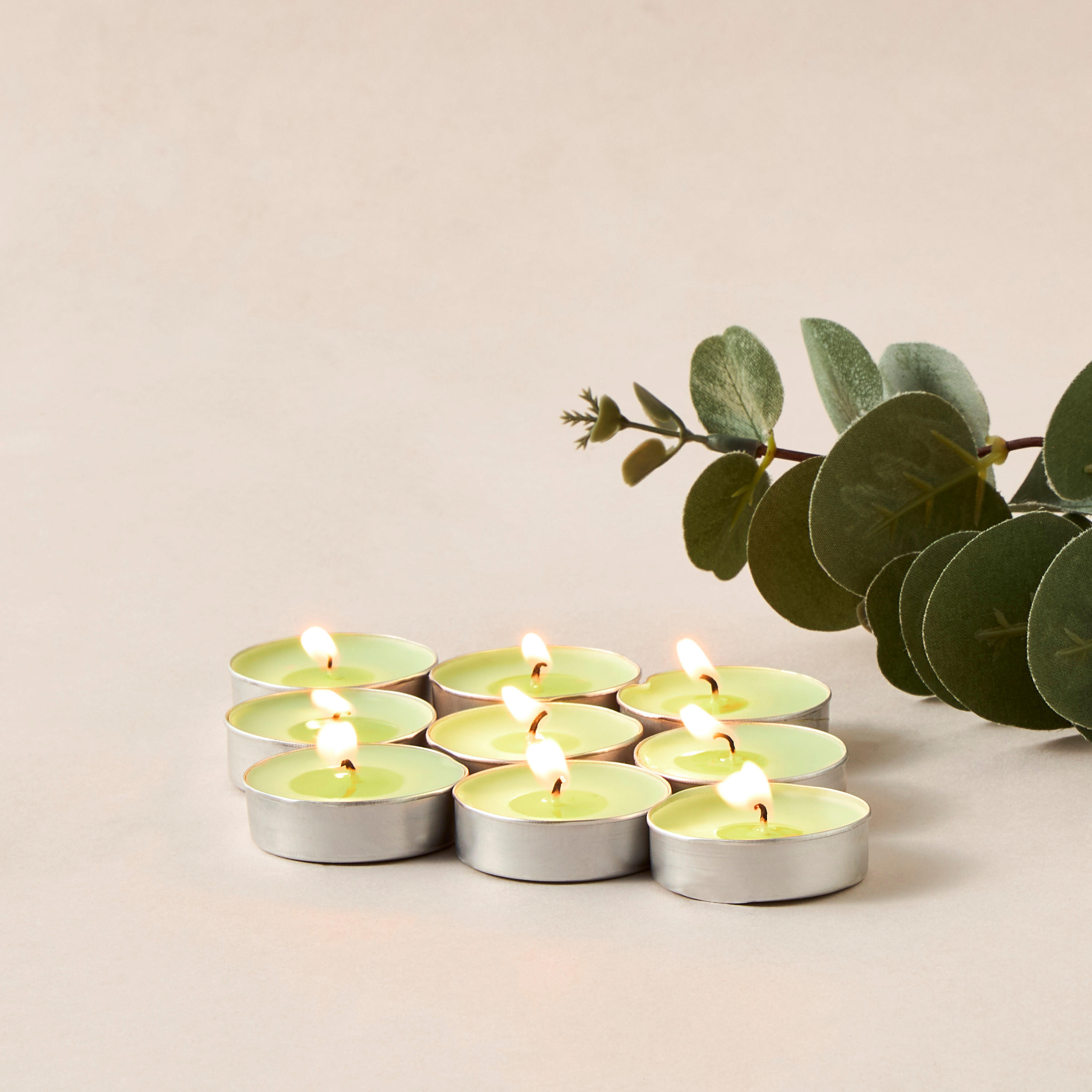 Kamaya 9-Piece Vanilla Pure Tealight Candle Set - 10 gms-household-homefragrance-candles-image-4