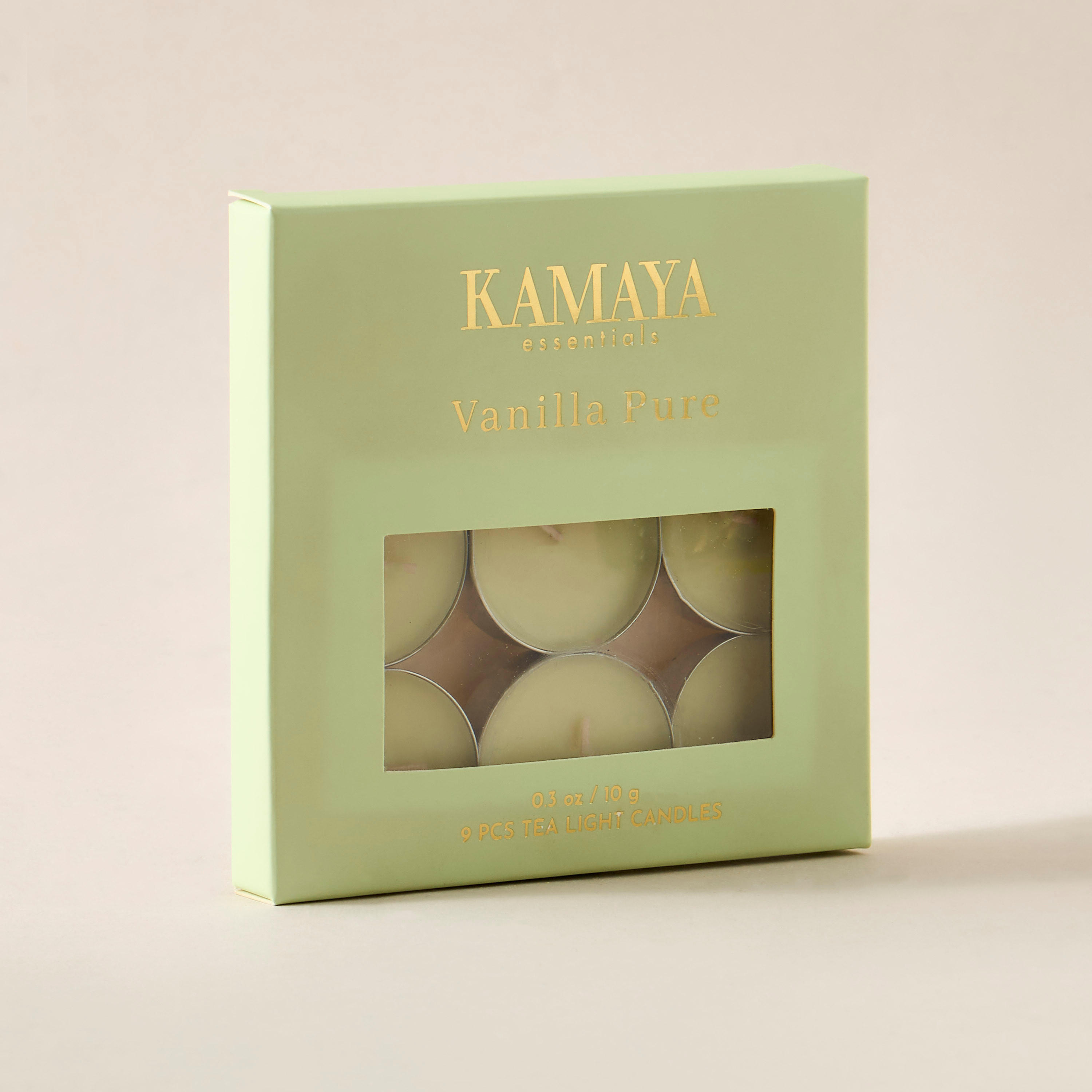 Kamaya 9-Piece Vanilla Pure Tealight Candle Set - 10 gms-household-homefragrance-candles-image-6