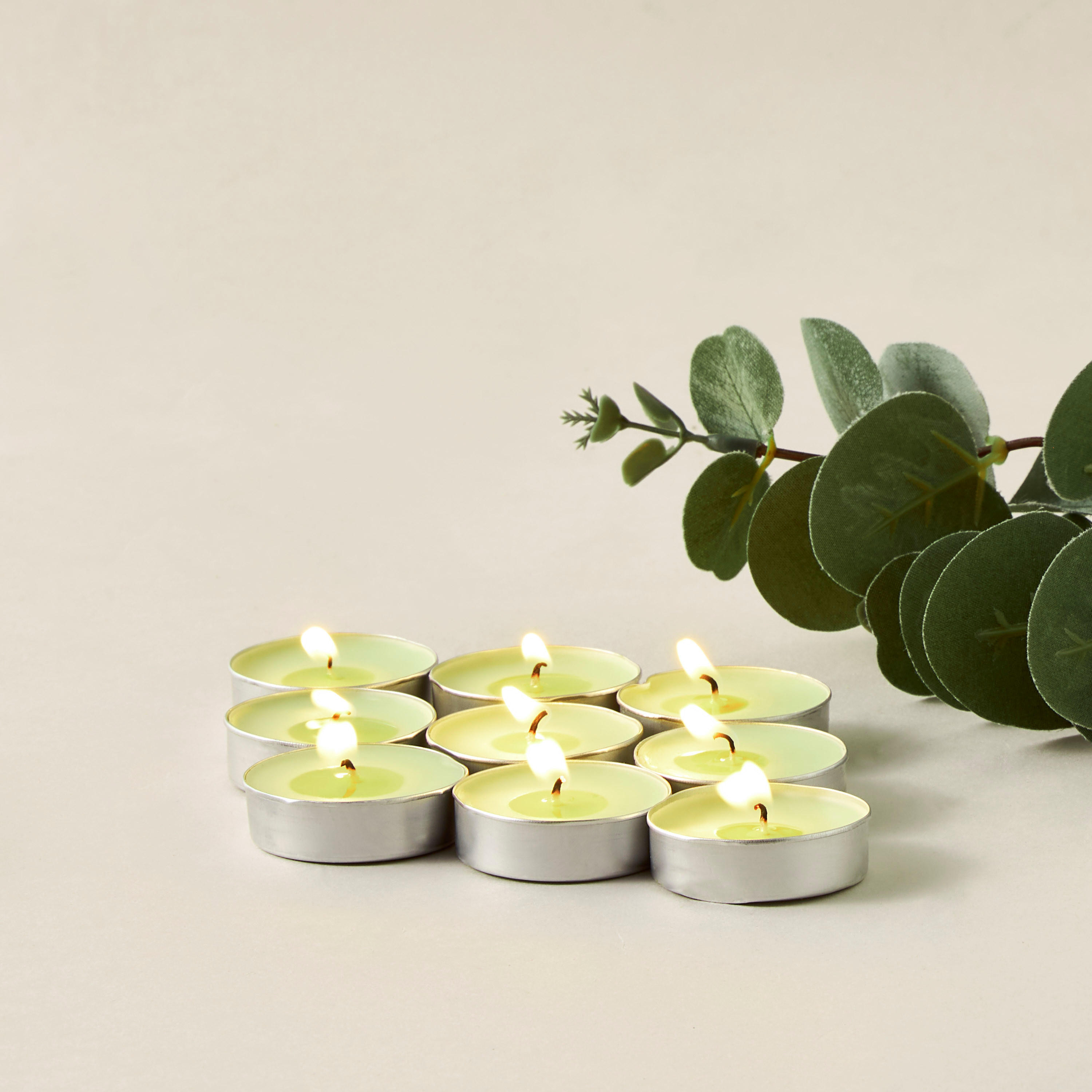Kamaya 9-Piece Vanilla Pure Tealight Candle Set - 10 gms-household-homefragrance-candles-image-7
