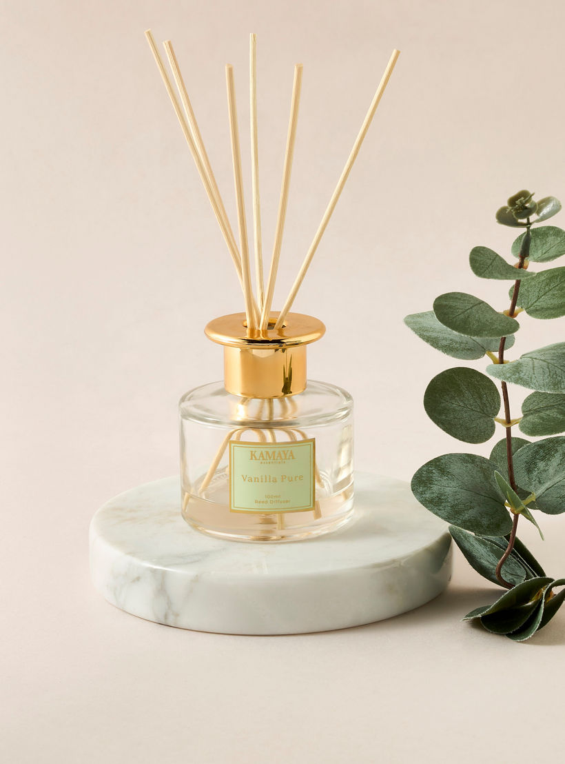 موزع عطور فانيلا بيور بأعواد من كامايا - 100 مل-household-homefragrance-reeddiffusers-image-1