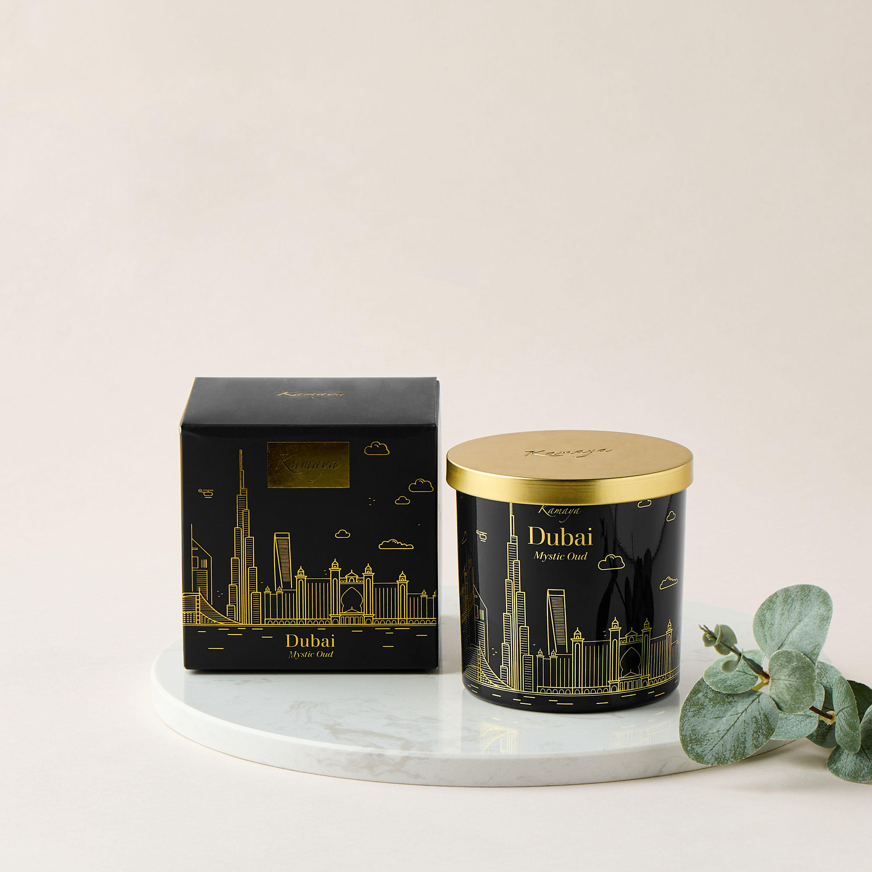 جرة شمع معطرة برائحة ميستيك عود دبي من كامايا - 52 ساعة-household-homefragrance-candles-image-1