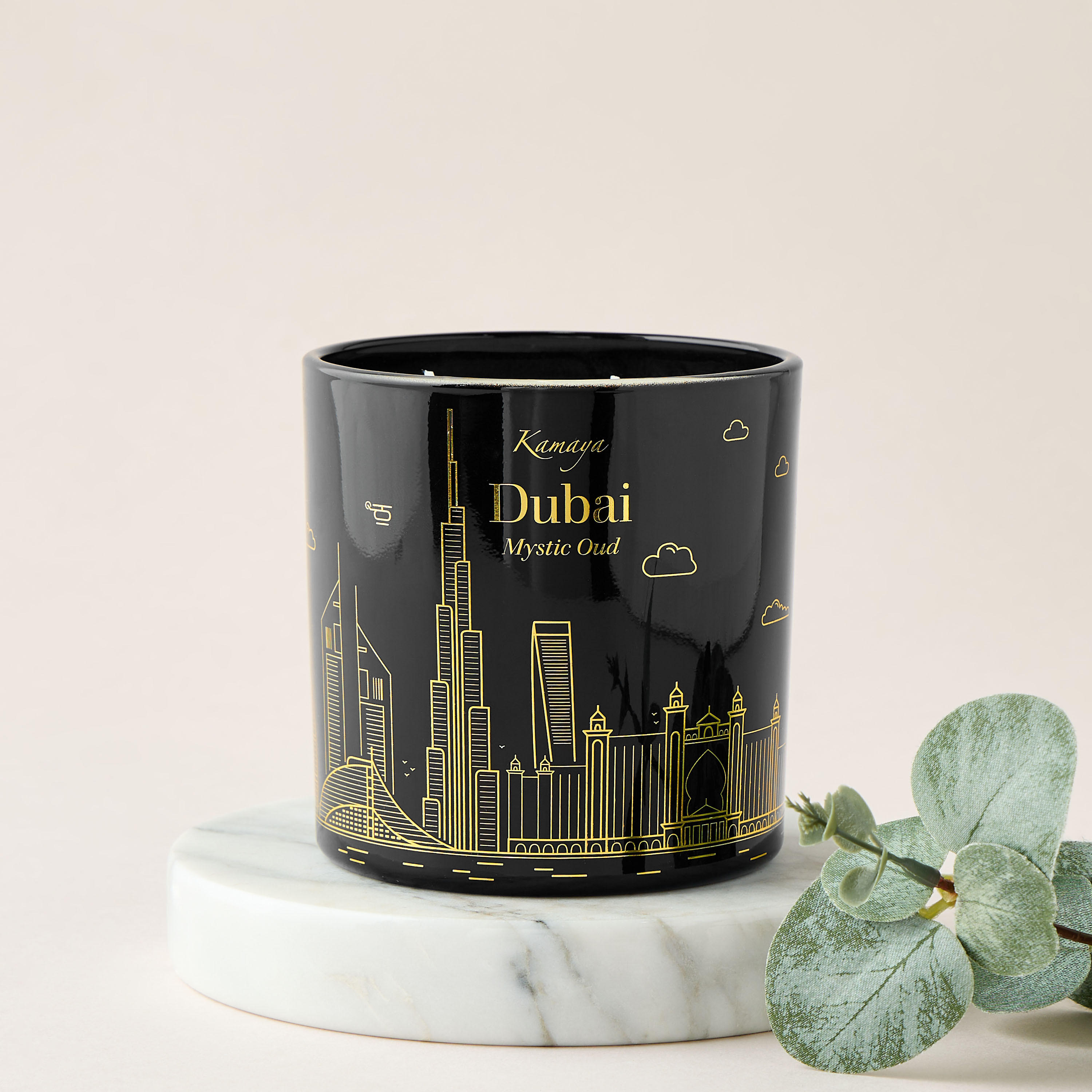 Kamaya Dubai Mystic Oud Scented Jar Candle - 52 h-household-homefragrance-candles-image-2