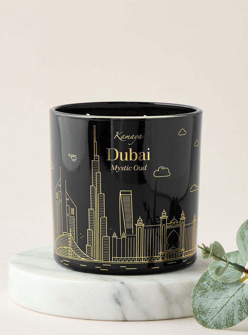 Kamaya Dubai Mystic Oud Scented Jar Candle - 52 h-household-homefragrance-candles-image-2