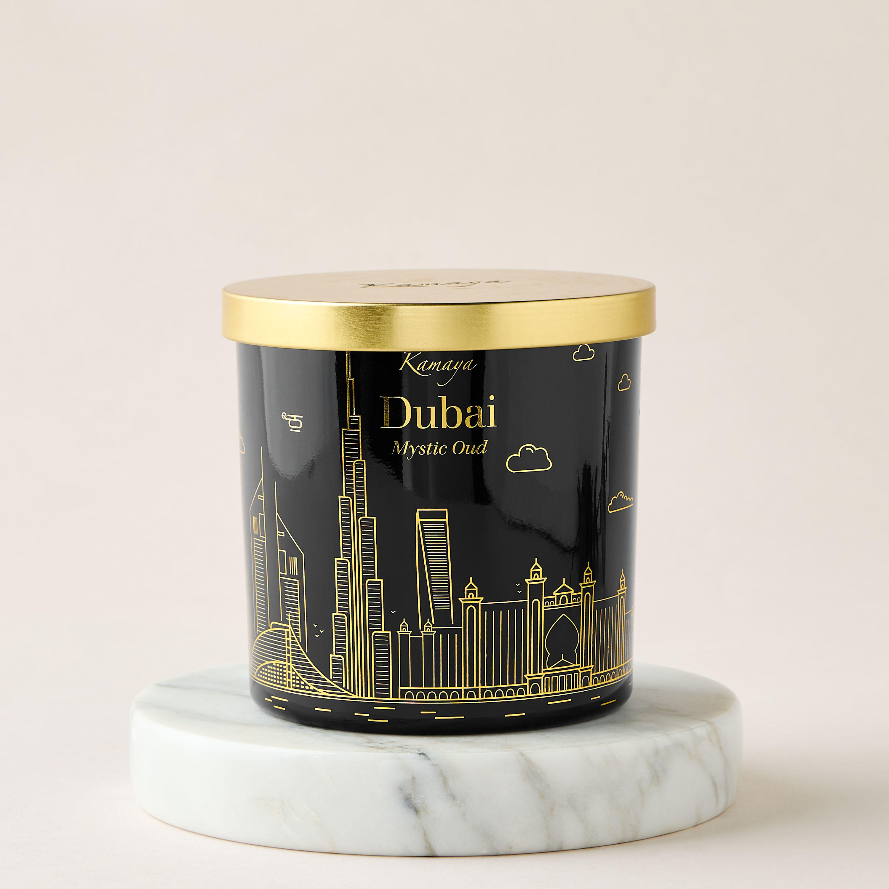 Kamaya Dubai Mystic Oud Scented Jar Candle - 52 h-household-homefragrance-candles-image-3