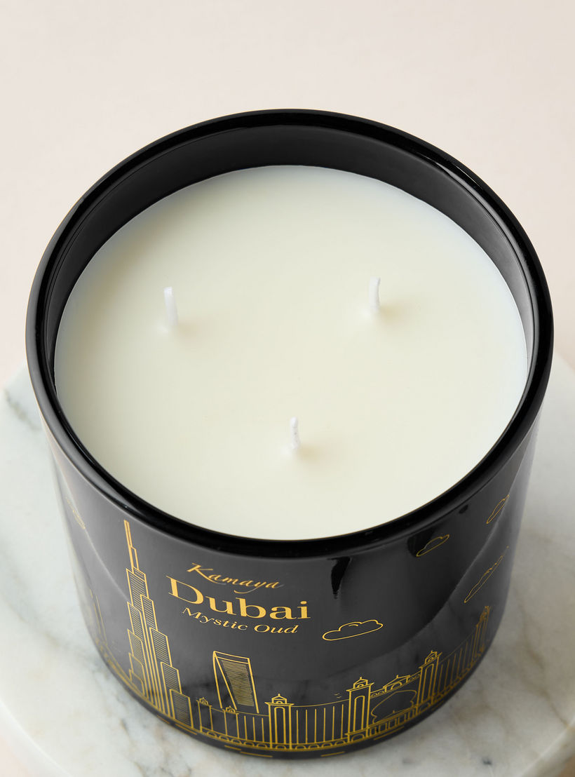 Kamaya Dubai Mystic Oud Scented Jar Candle - 52 h-household-homefragrance-candles-image-4