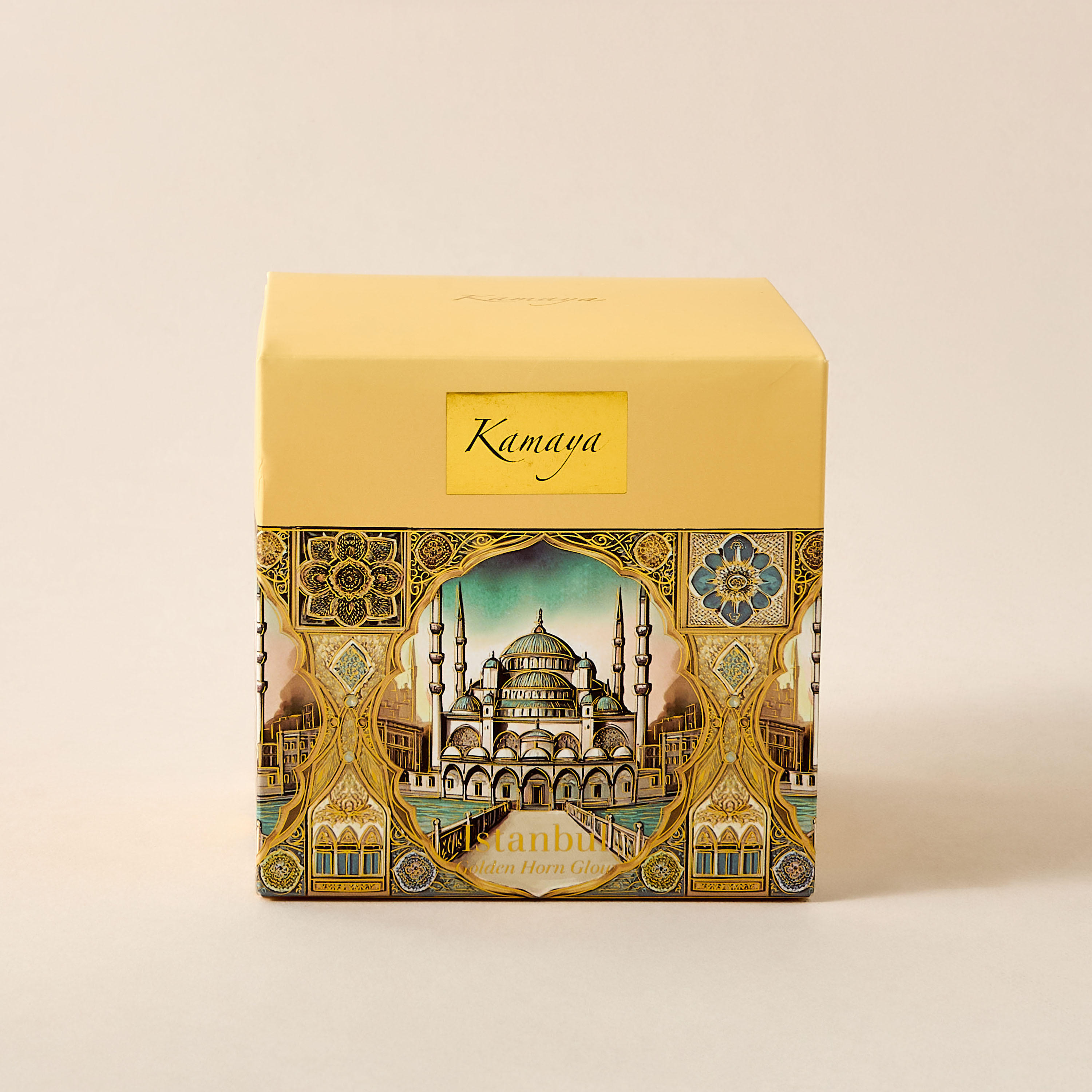 Kamaya Golder Horn Glow Scented Jar Candle - 400 gms-household-homefragrance-candles-image-5